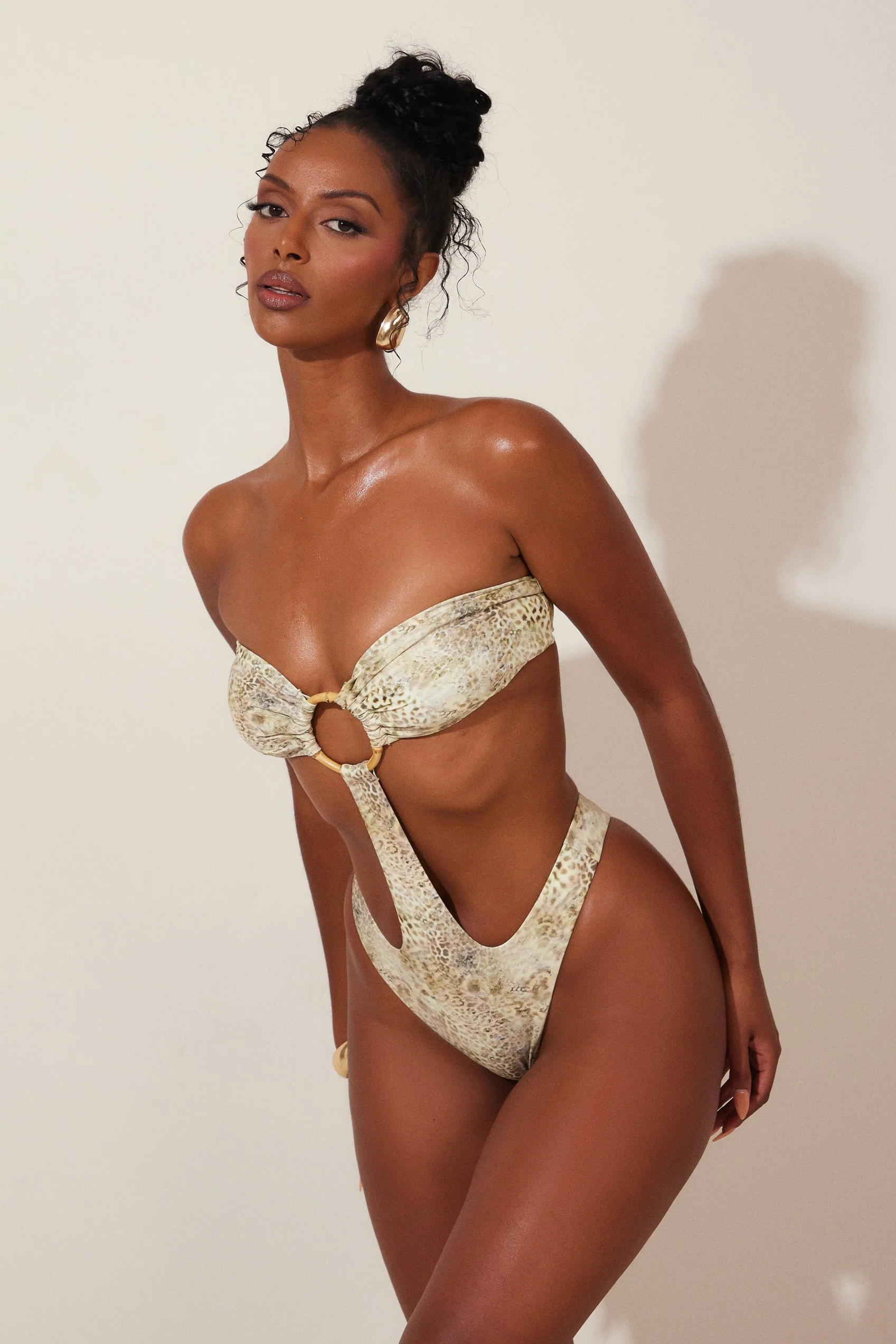 The Tamila Swimsuit in Leopard Print - Image 10