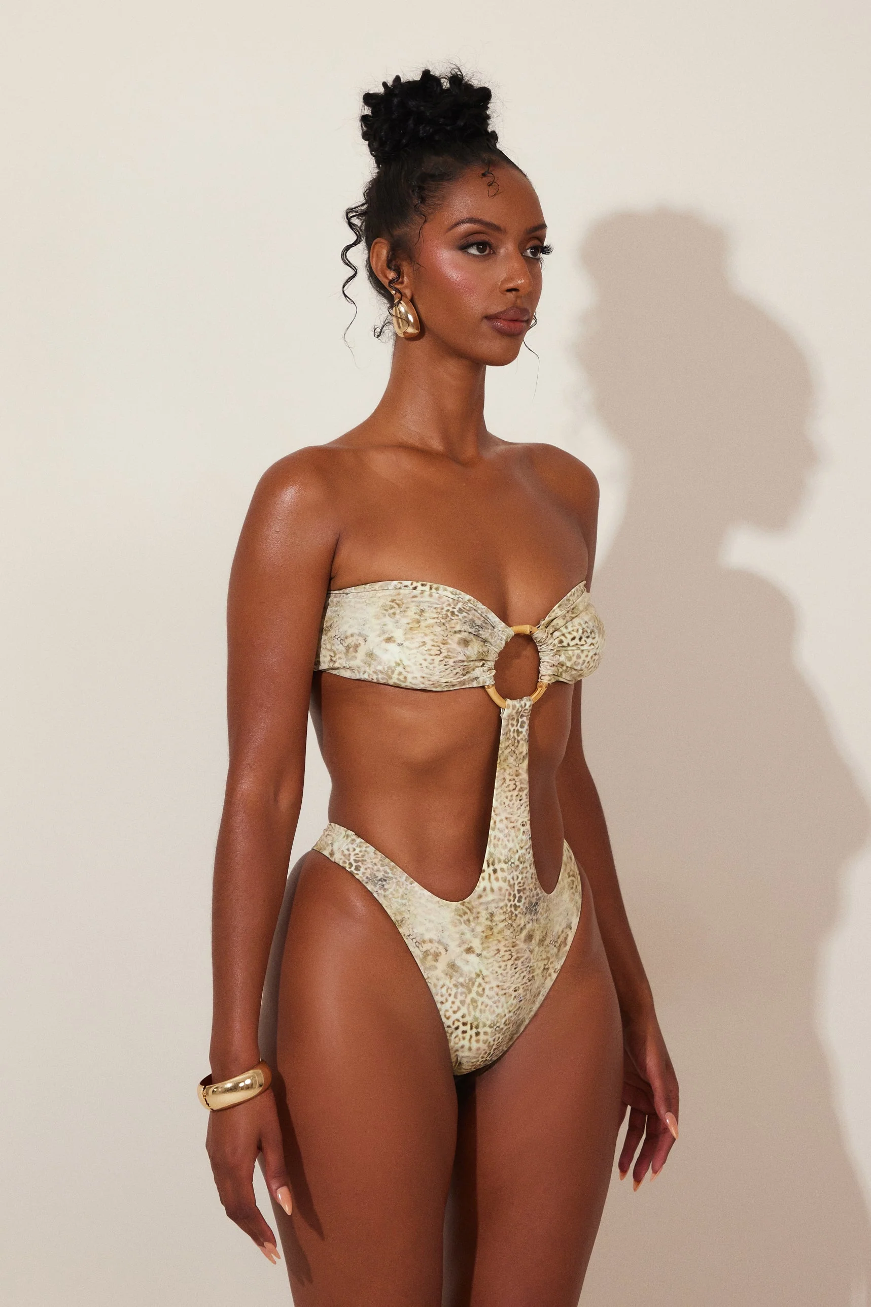 The Tamila Swimsuit in Leopard Print - Image 5
