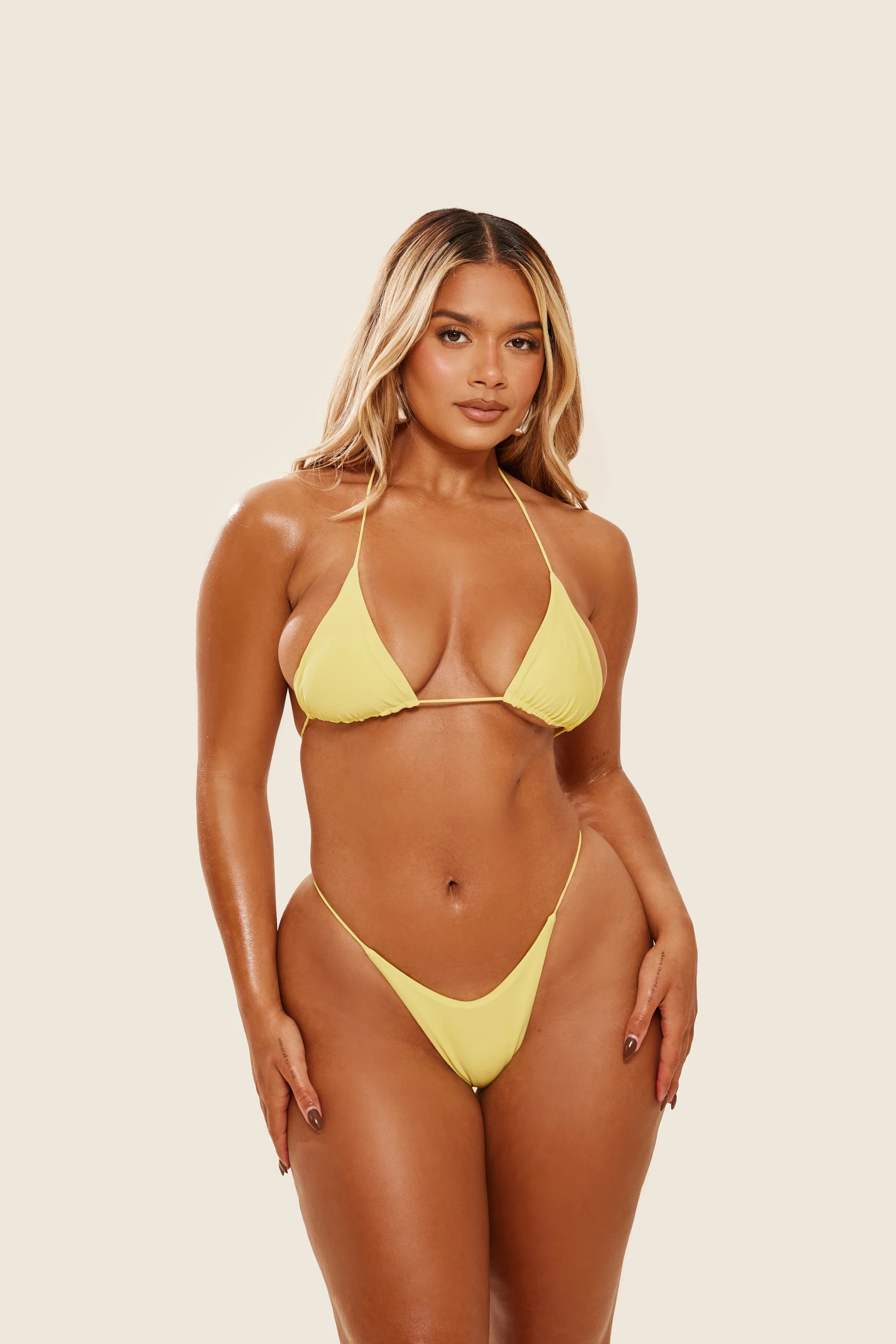 The Teeny Bikini in Yellow - Image 7