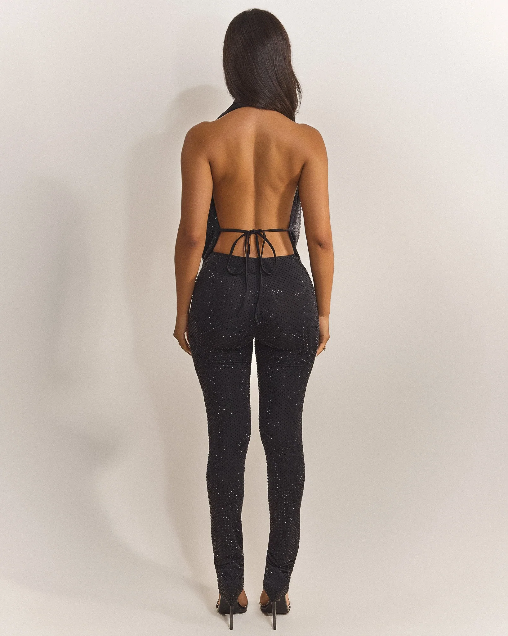 The Leia Top in Black Hotfix - Image 3