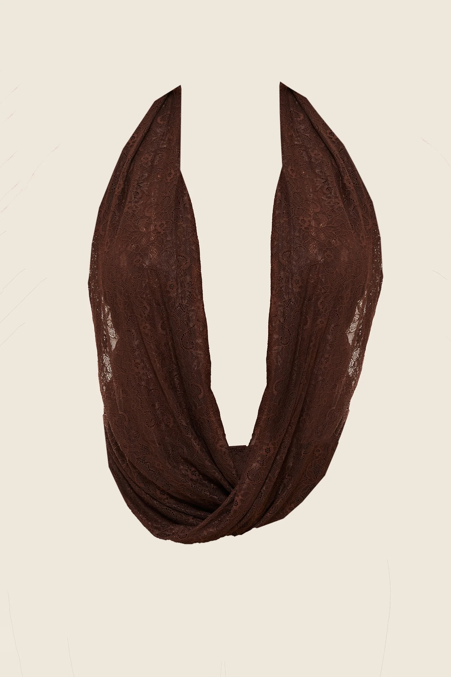 The Leia Top in Brown Lace - Image 7