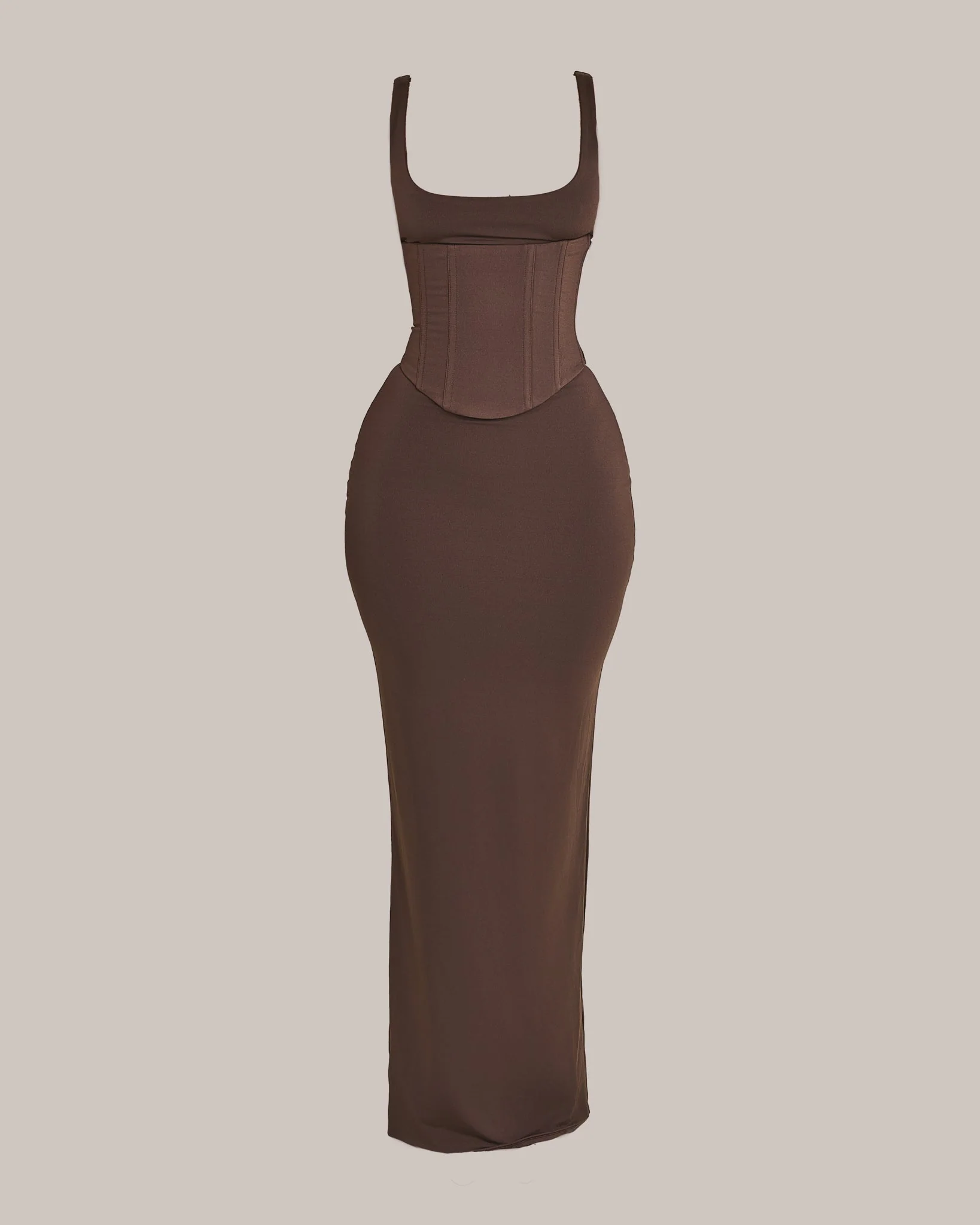 The Sandra Scoop Maxi in Brown - Image 12
