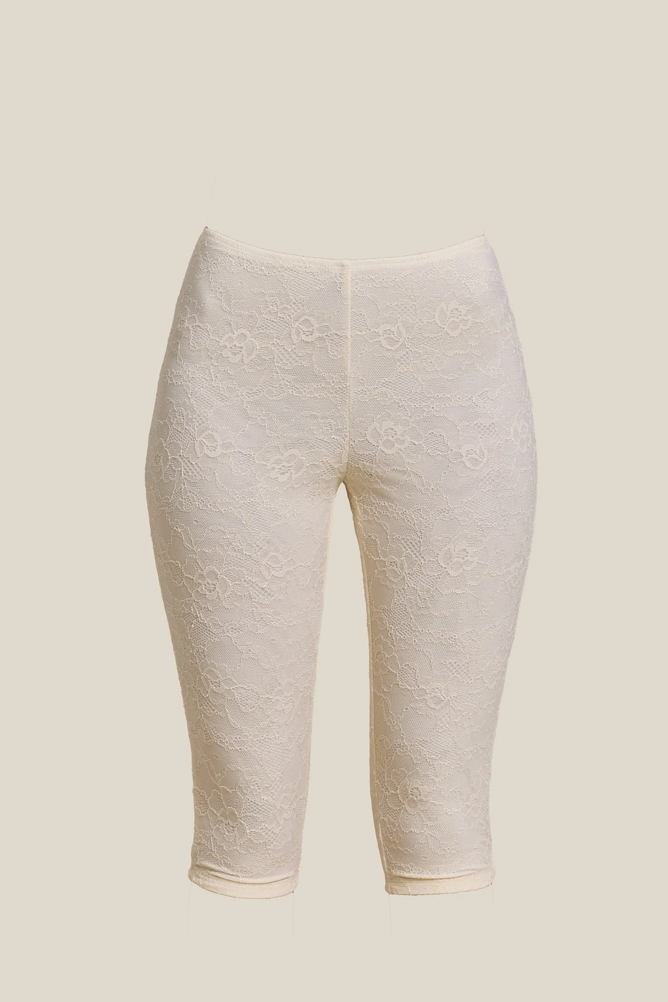 The Brielle Capri Bottoms in Off White - Image 6