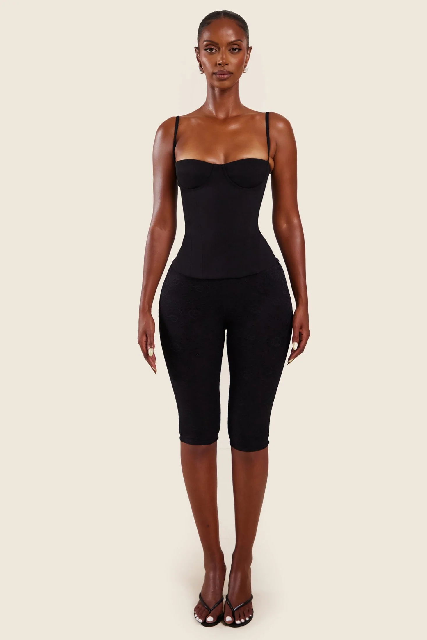 The Brielle Capri Bottoms in Black - Image 11