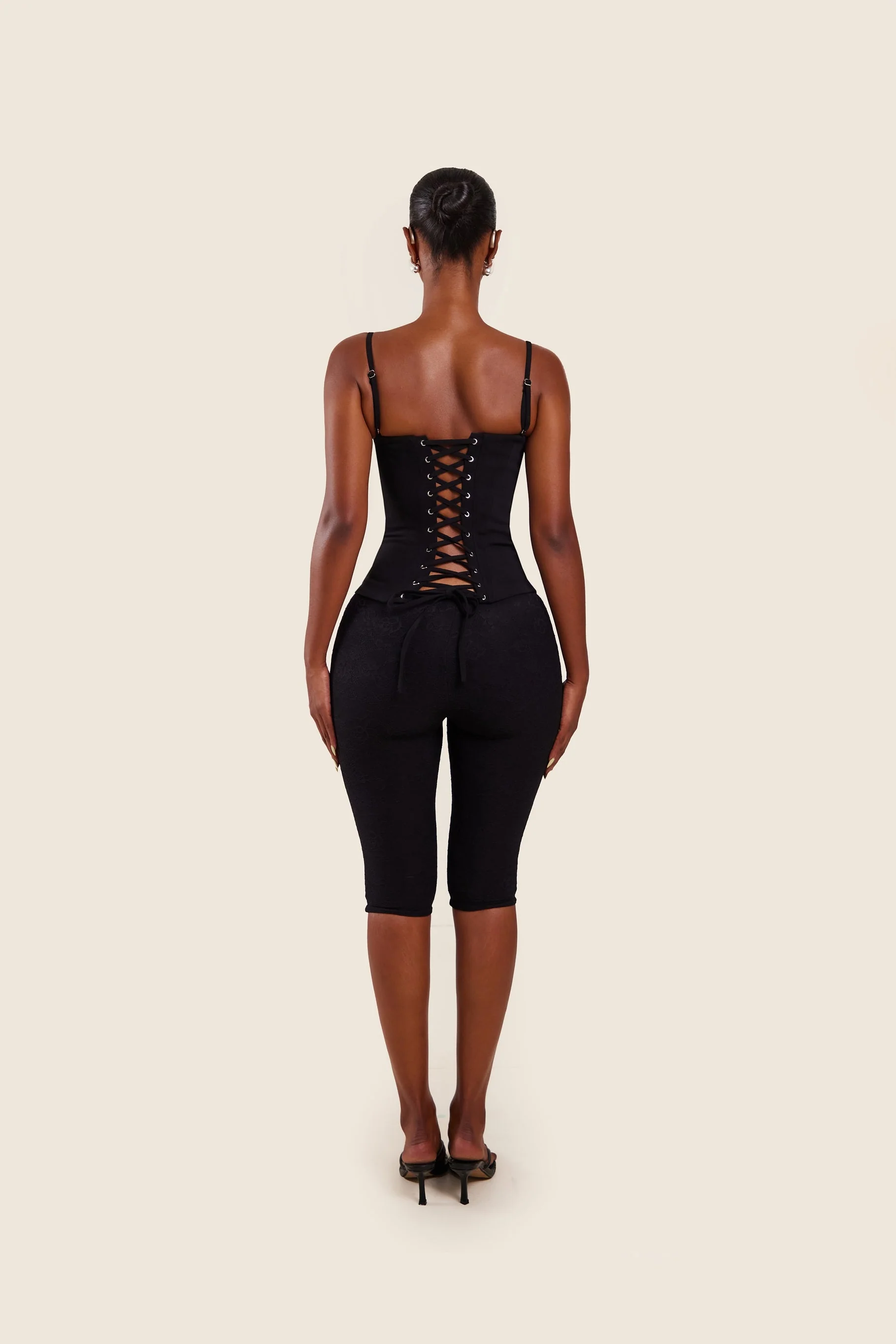 The Brielle Capri Bottoms in Black - Image 13