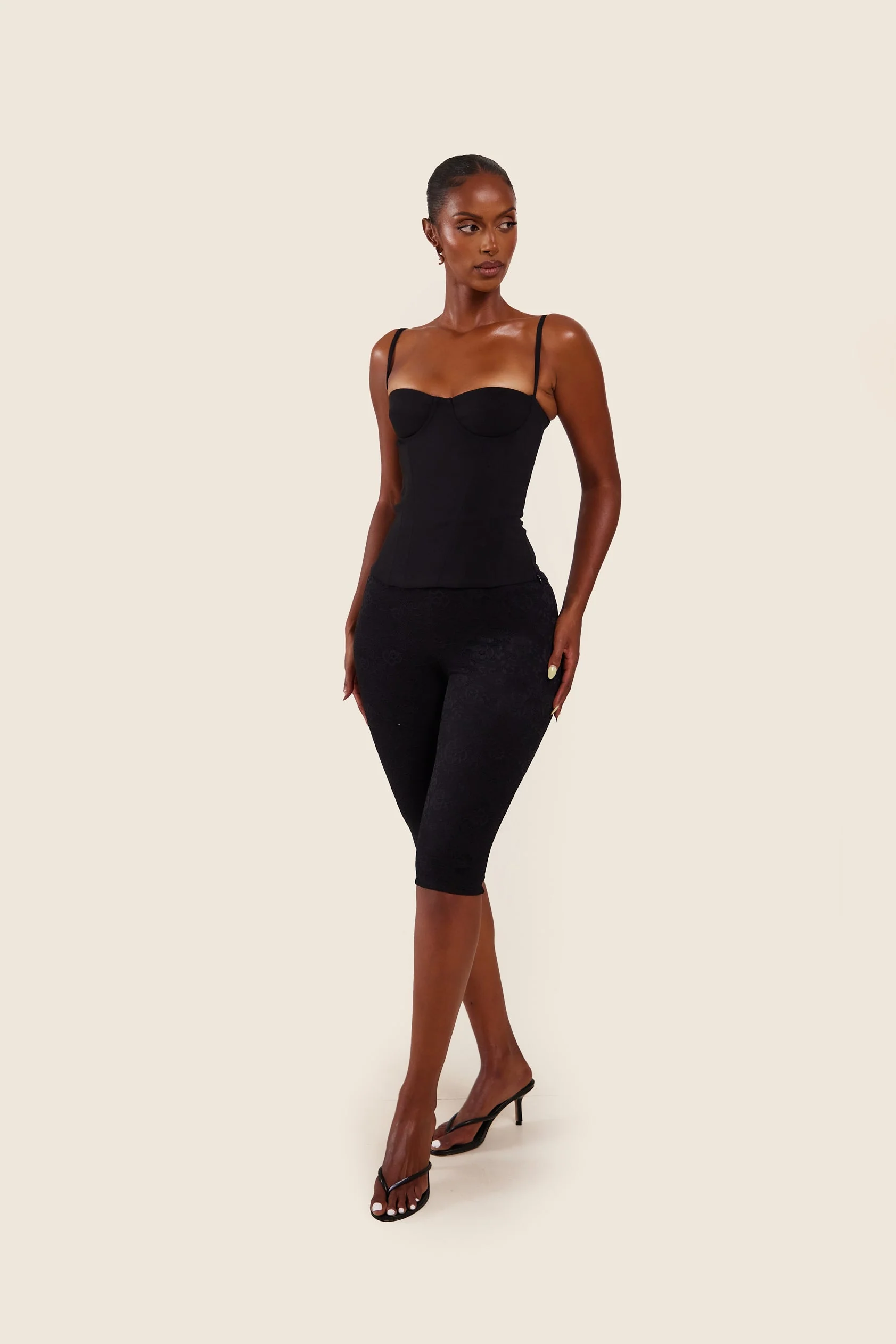 The Brielle Capri Bottoms in Black - Image 14
