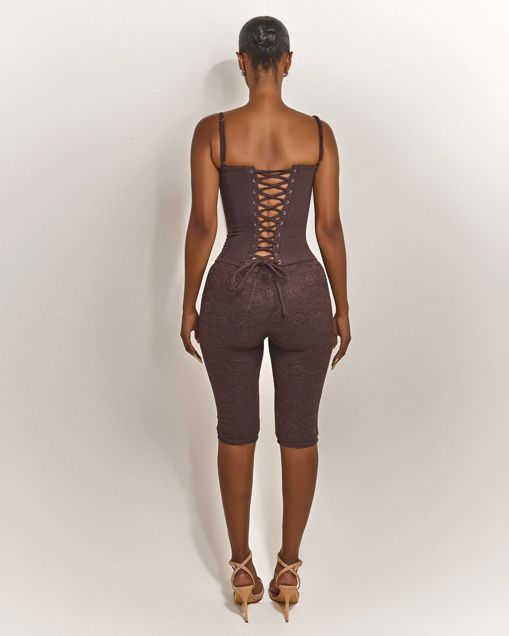 The Brielle Capri Bottoms in Brown - Image 10