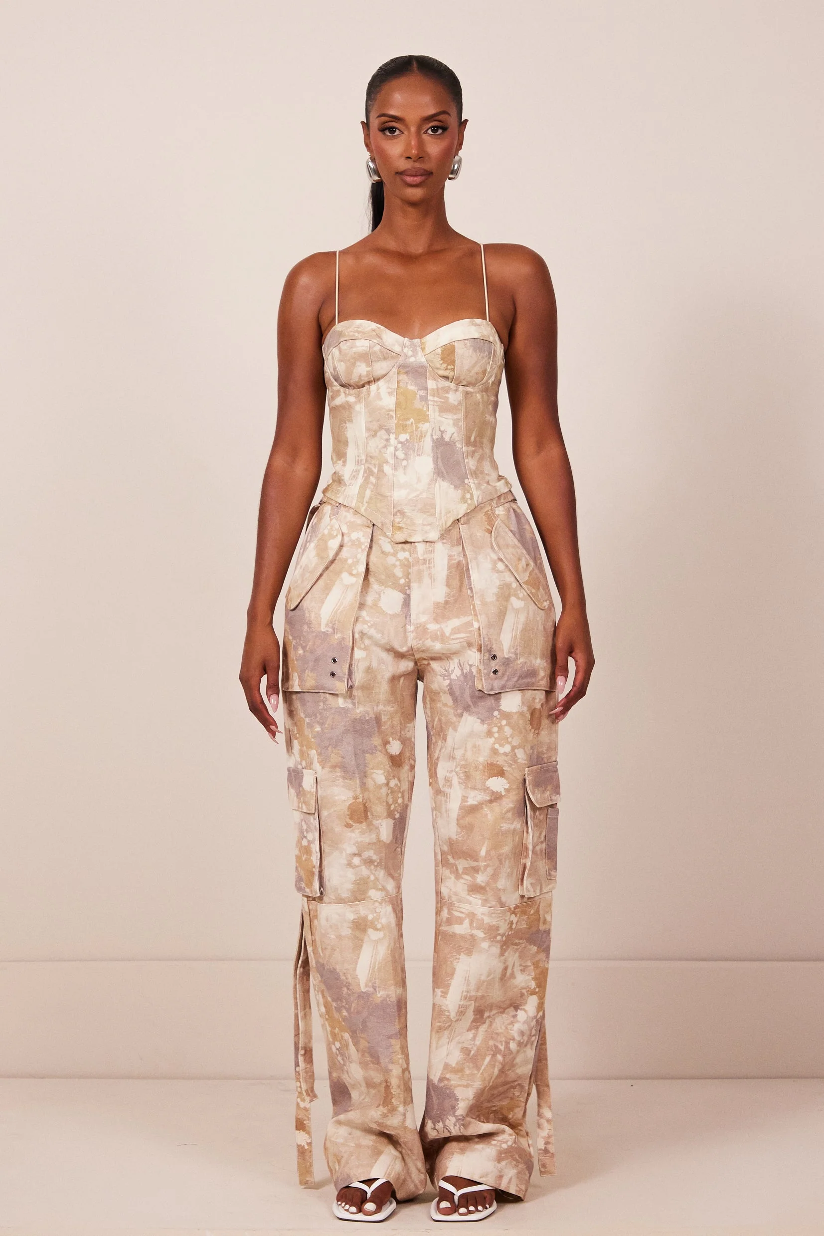 The Mars Cargo Corset in Cream