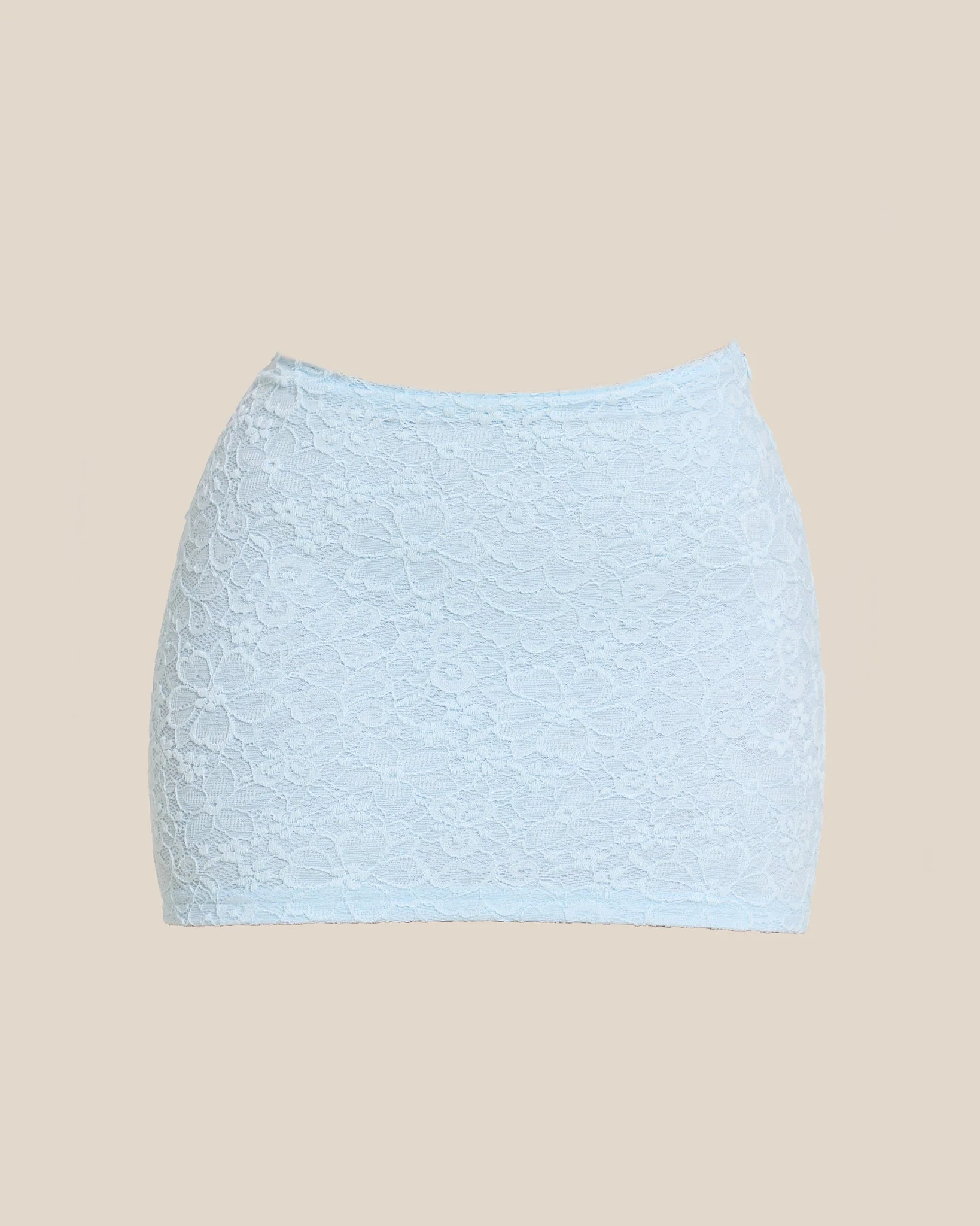 The Cinched Lace Corset Mini Set in Blue - Image 8