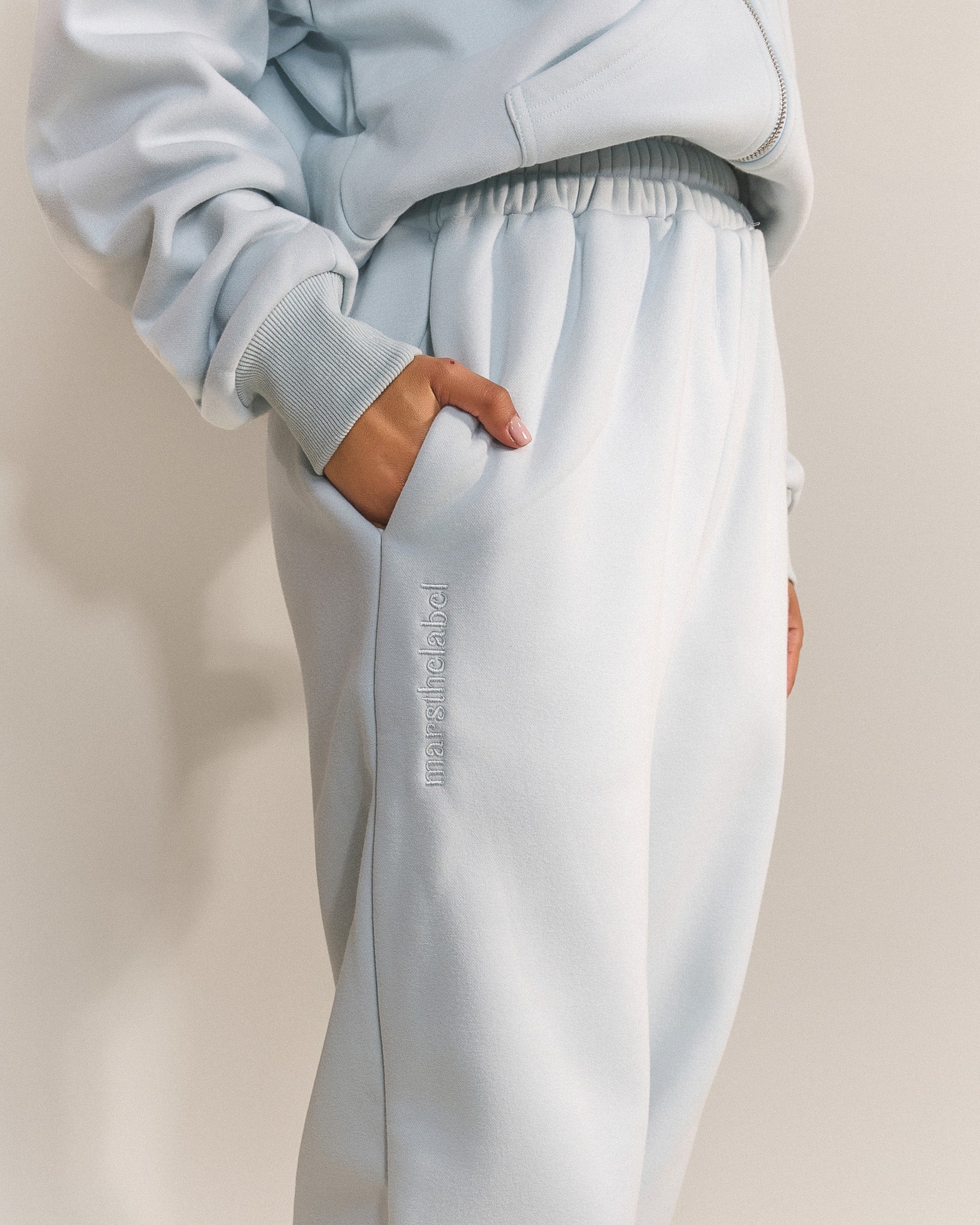 The Classics Cuffed joggers in Baby Blue - Image 4