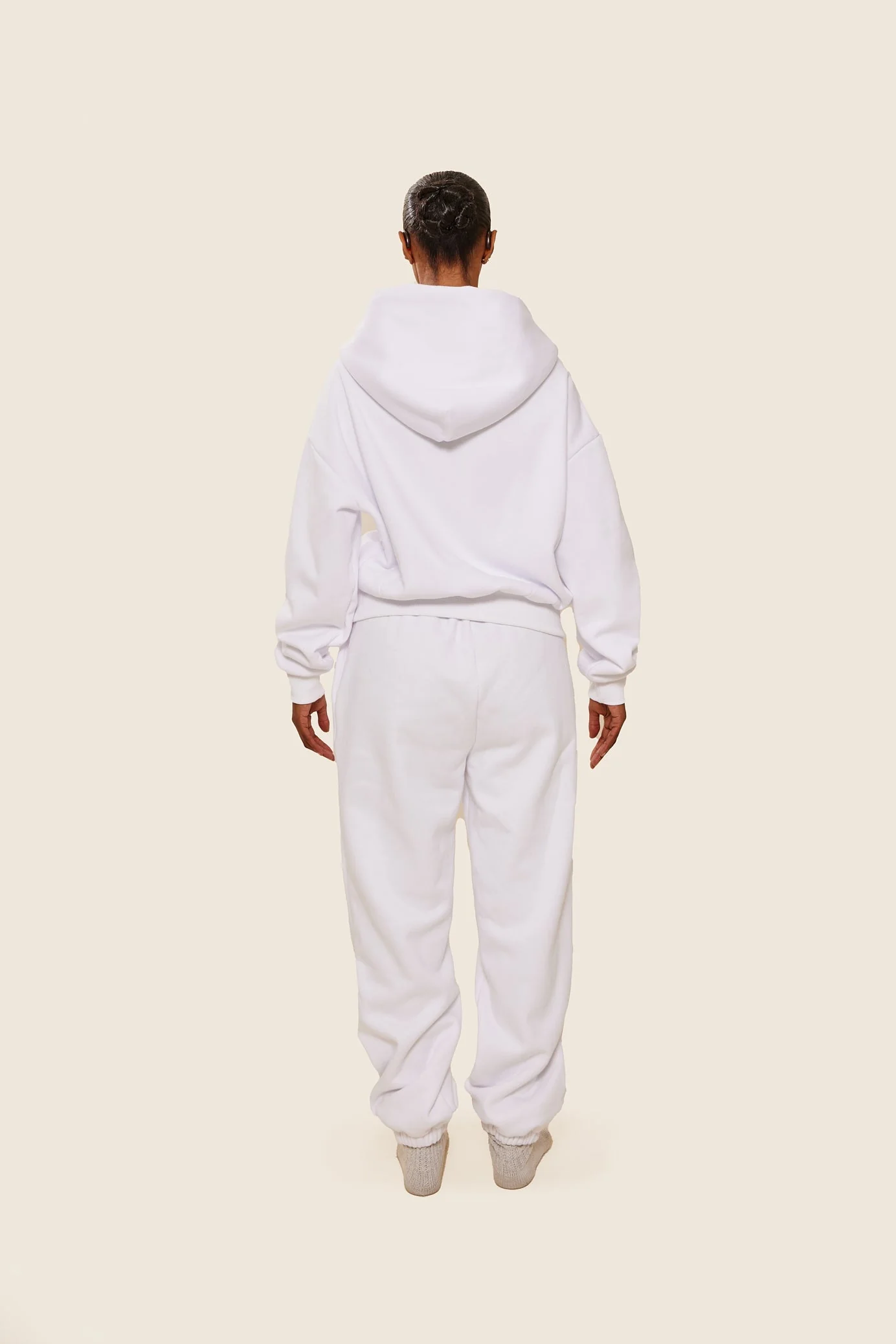 The Classics cuffed  joggers in White - Image 3