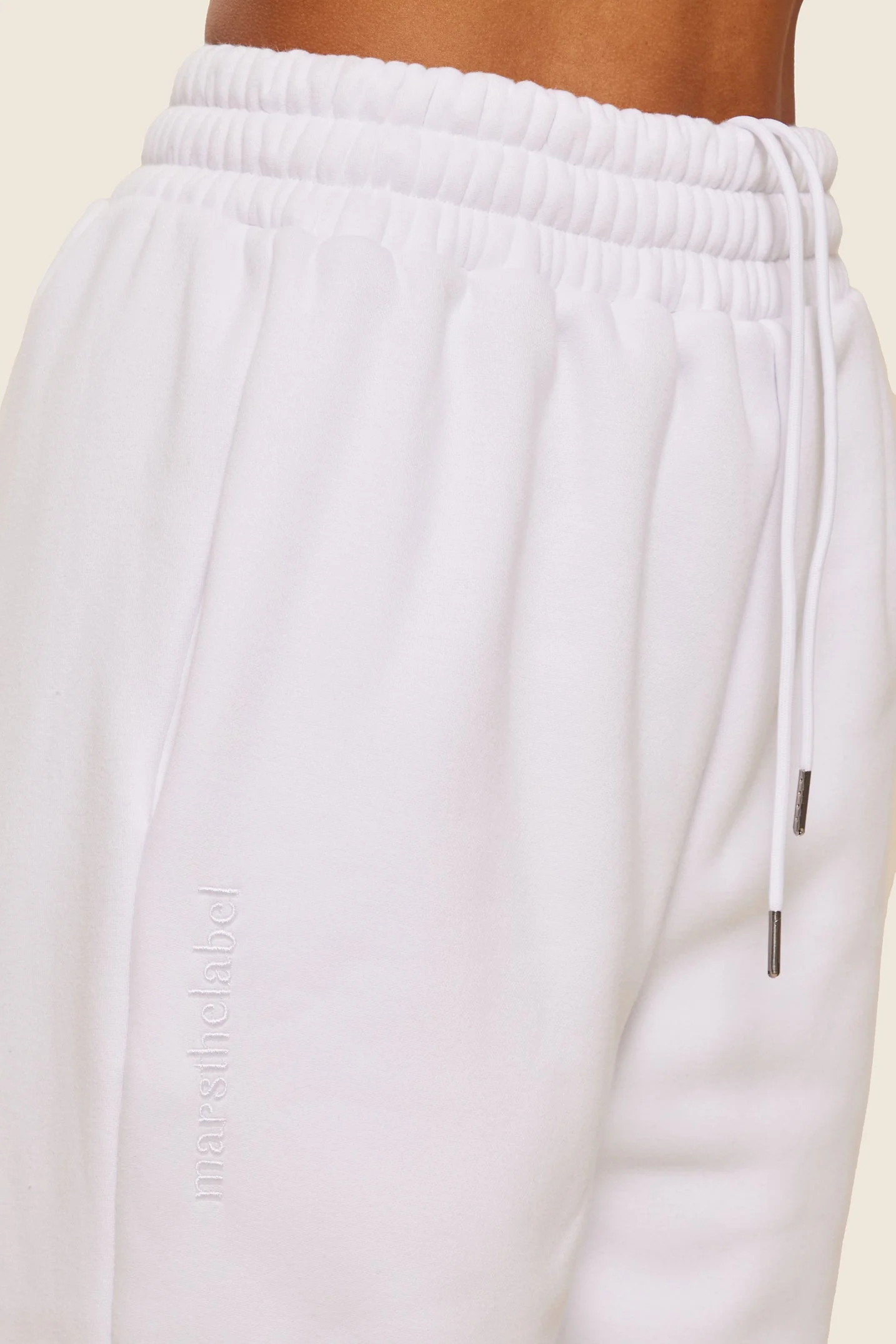 The Classics cuffed  joggers in White - Image 5