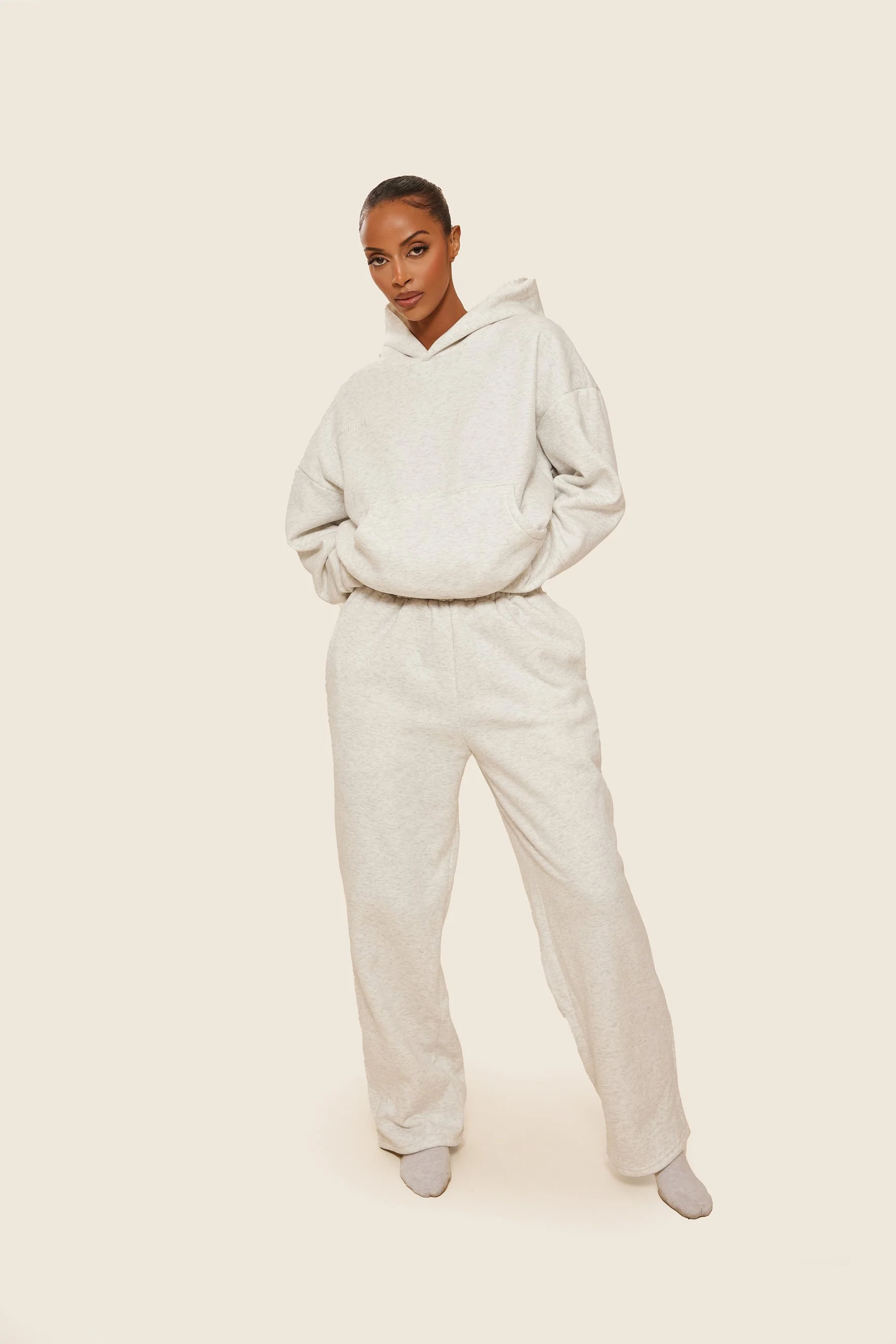 The Classics Hoodie in Grey Marl - Image 10