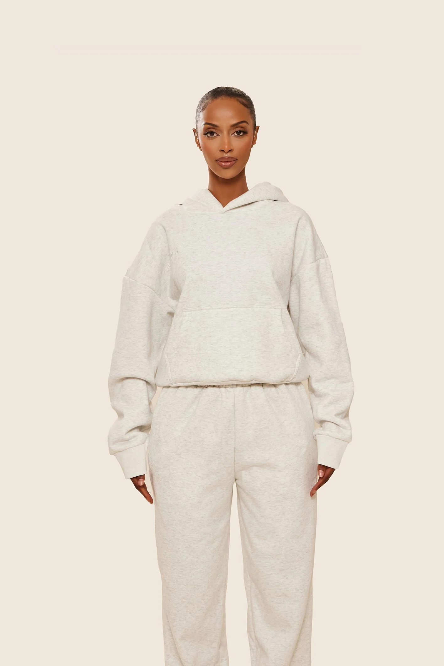 The Classics Hoodie in Grey Marl - Image 7