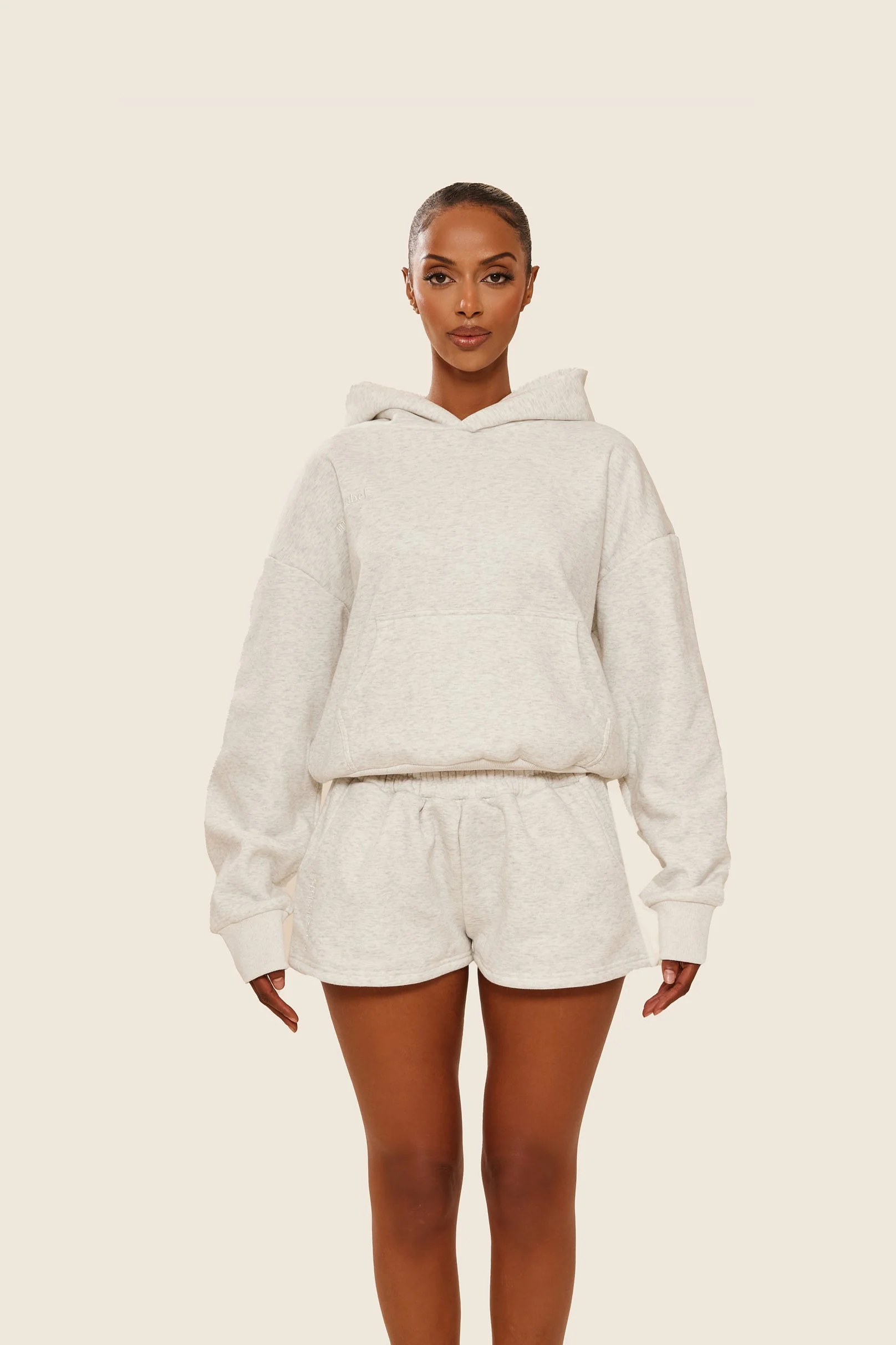 The Classics Hoodie in Grey Marl - Image 9