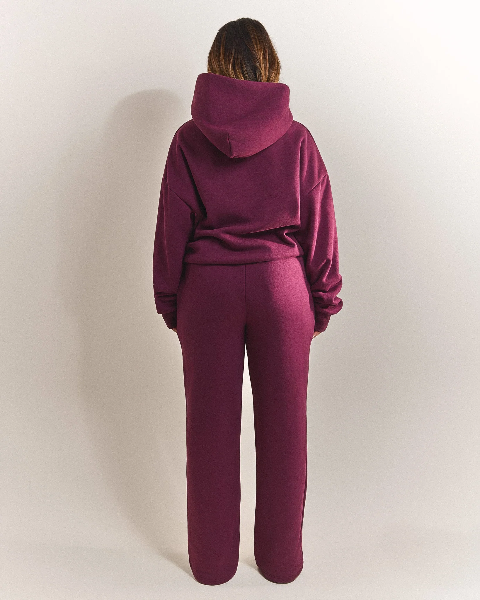 The Classics Hoodie in Plum - Image 3