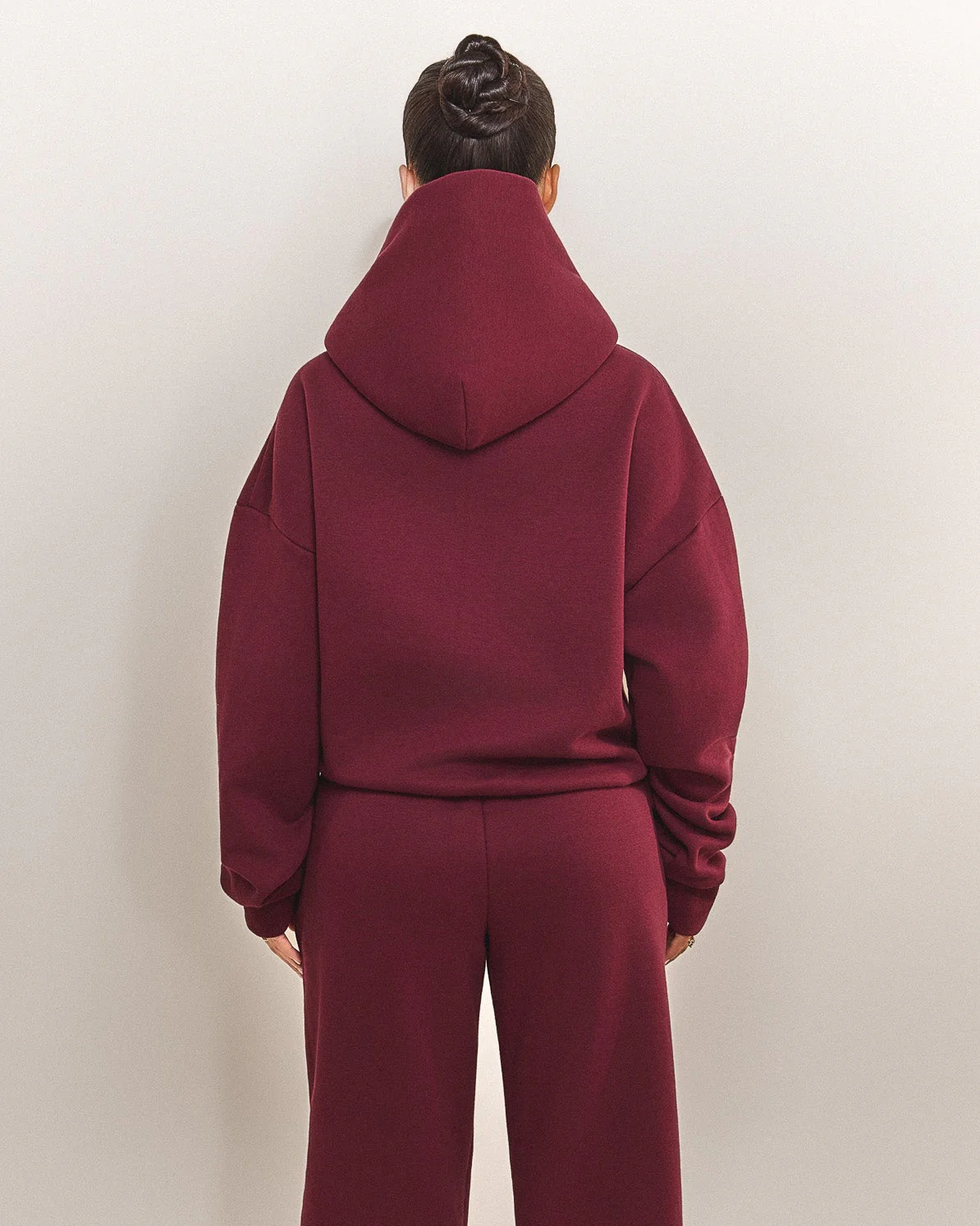 The Classics Hoodie in Wine - Image 3