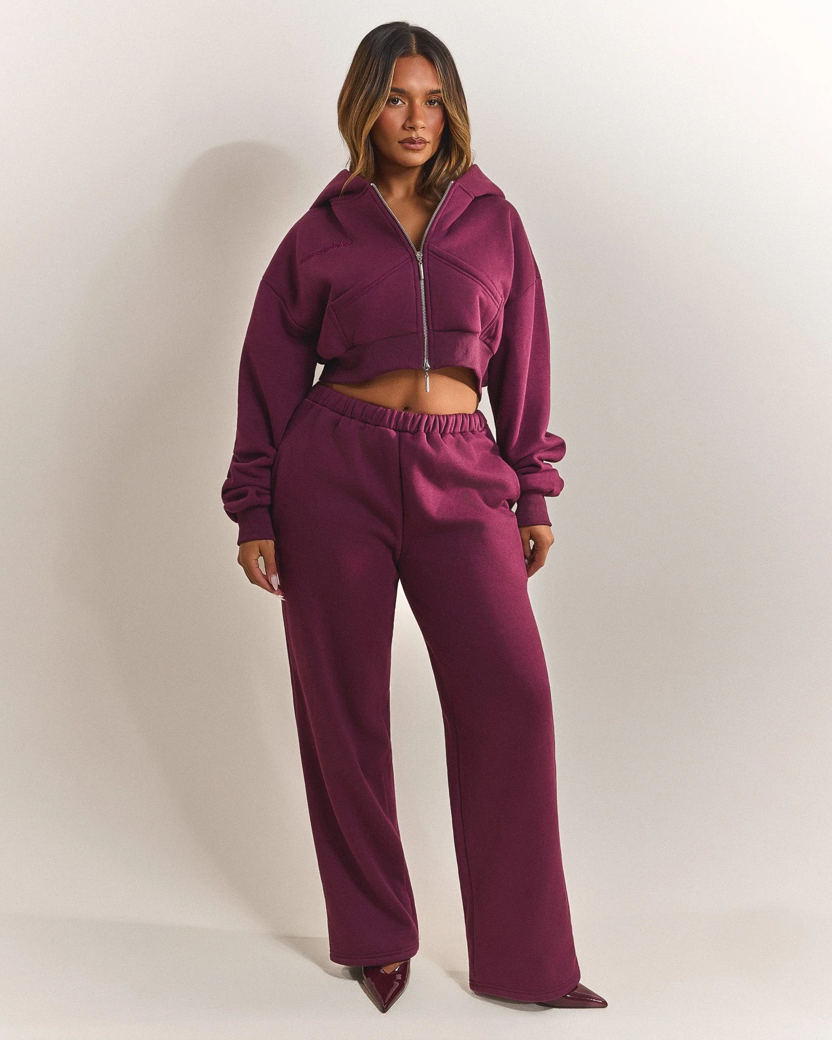 The Classics Joggers in Plum - Image 5