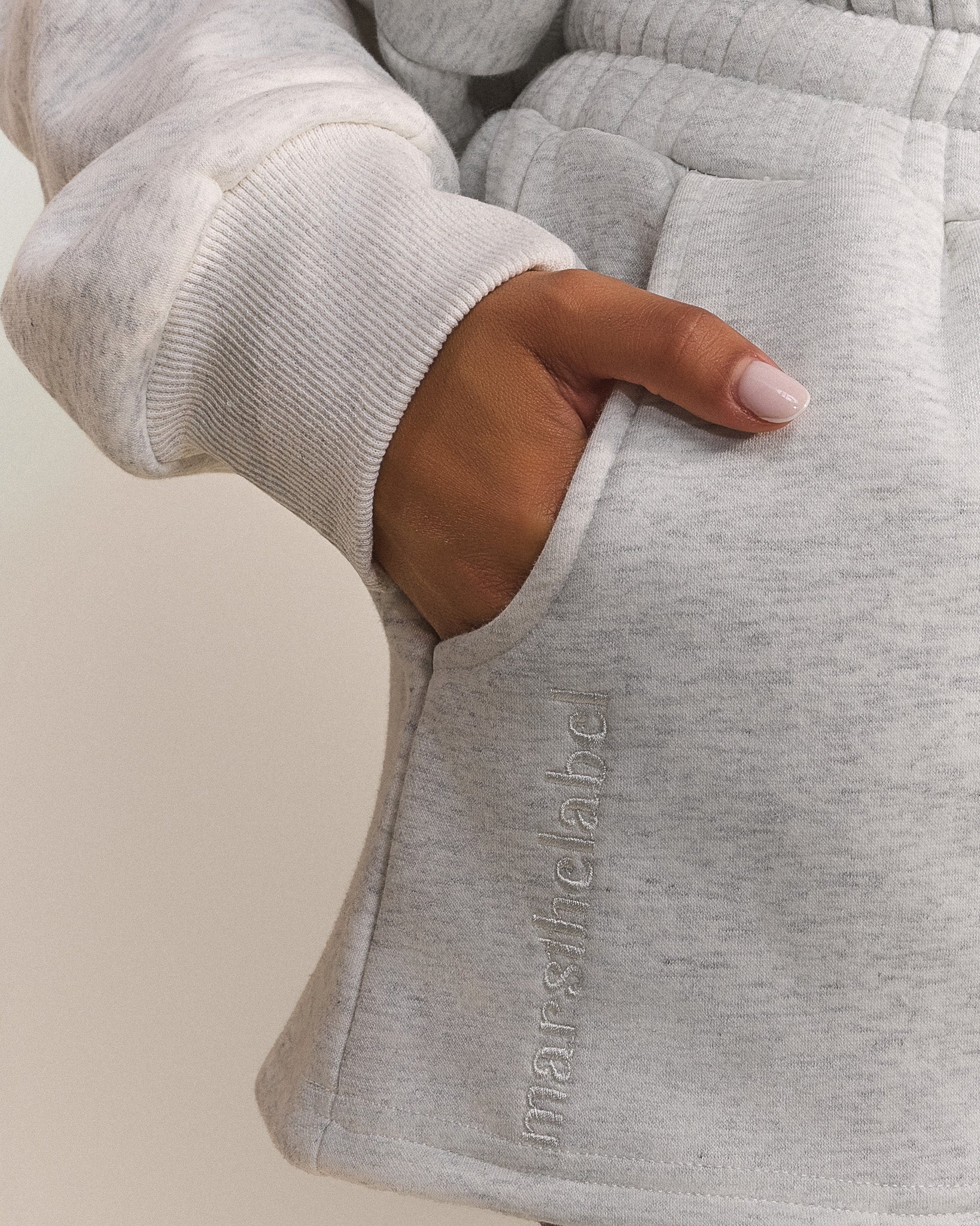 The Classics Shorts in Grey Marl - Image 5