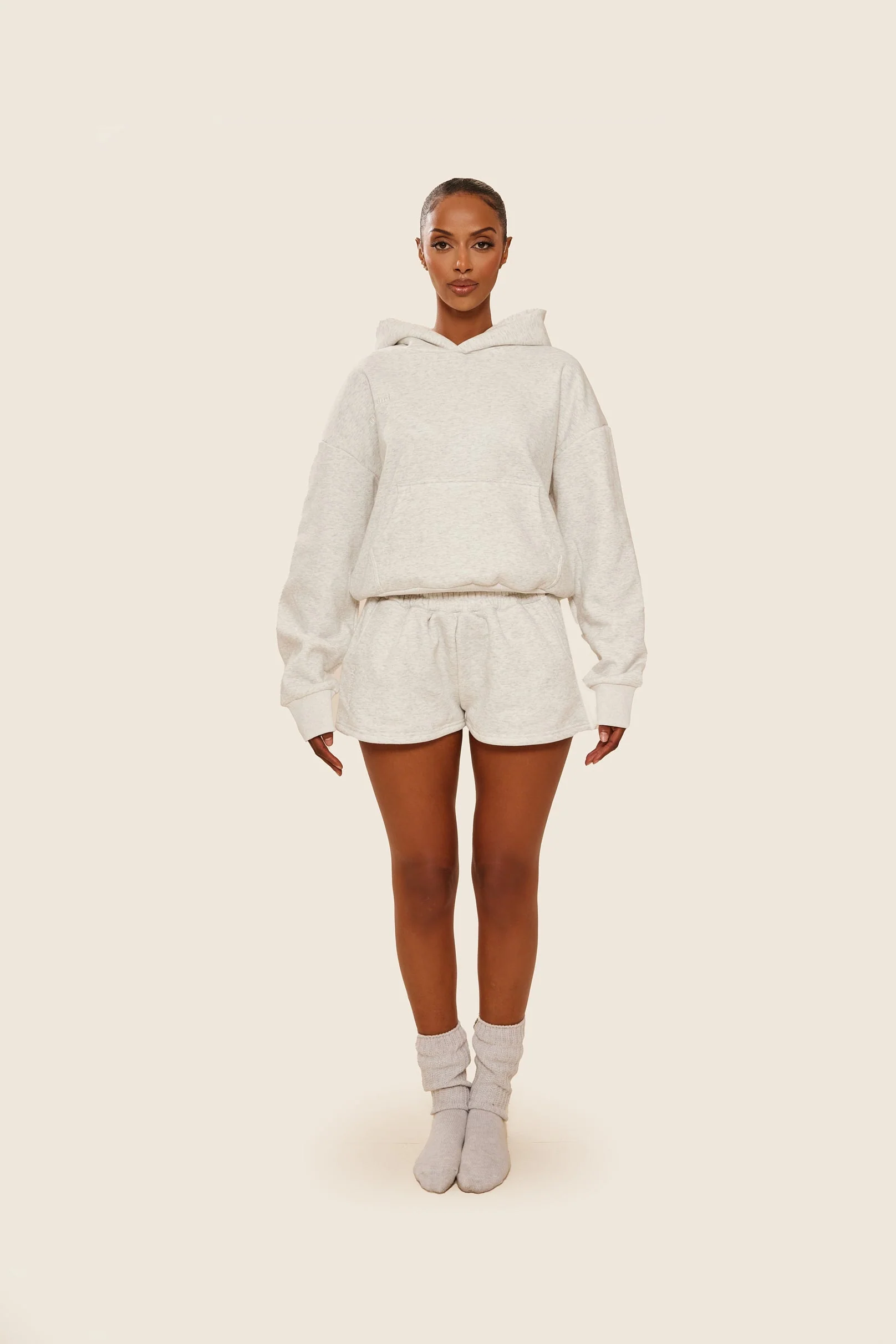 The Classics Shorts in Grey Marl - Image 7