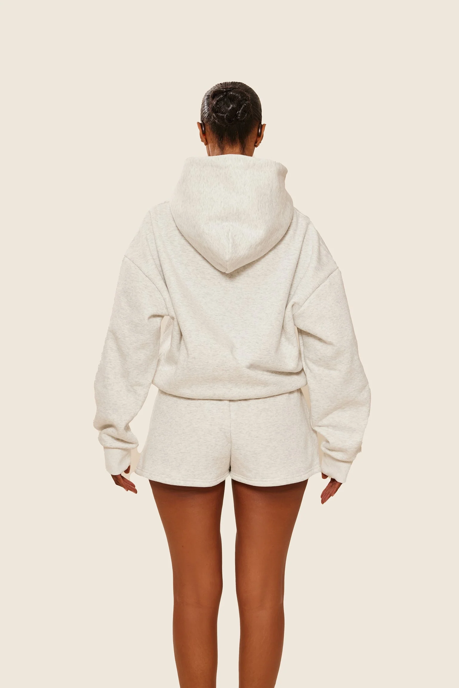 The Classics Shorts in Grey Marl - Image 8