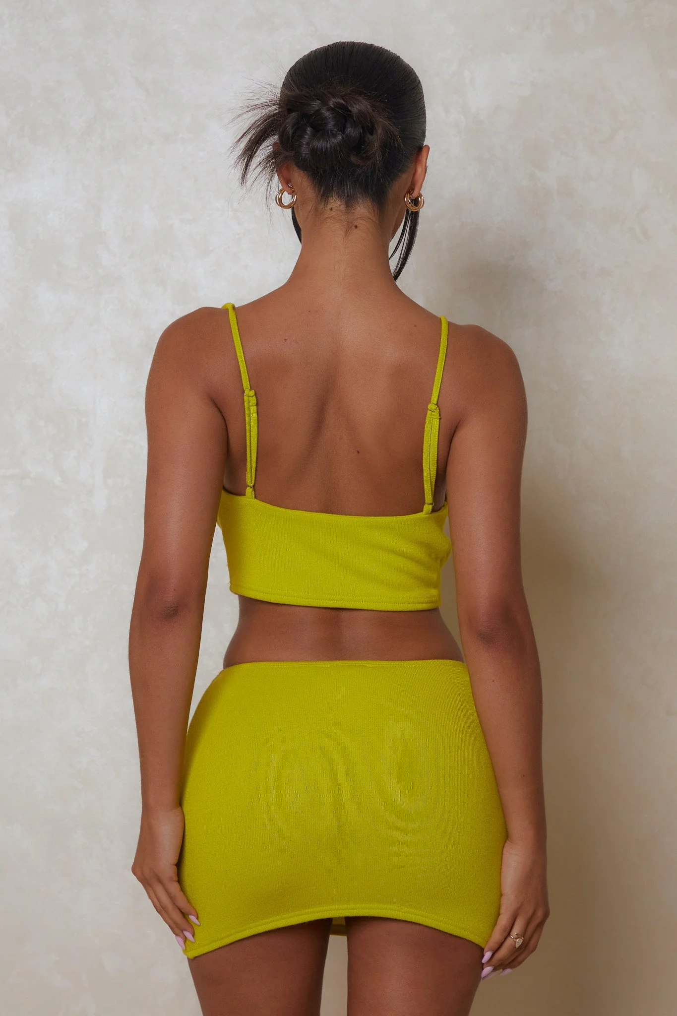 The Cowl Ring Detail Set in Lime - Image 5