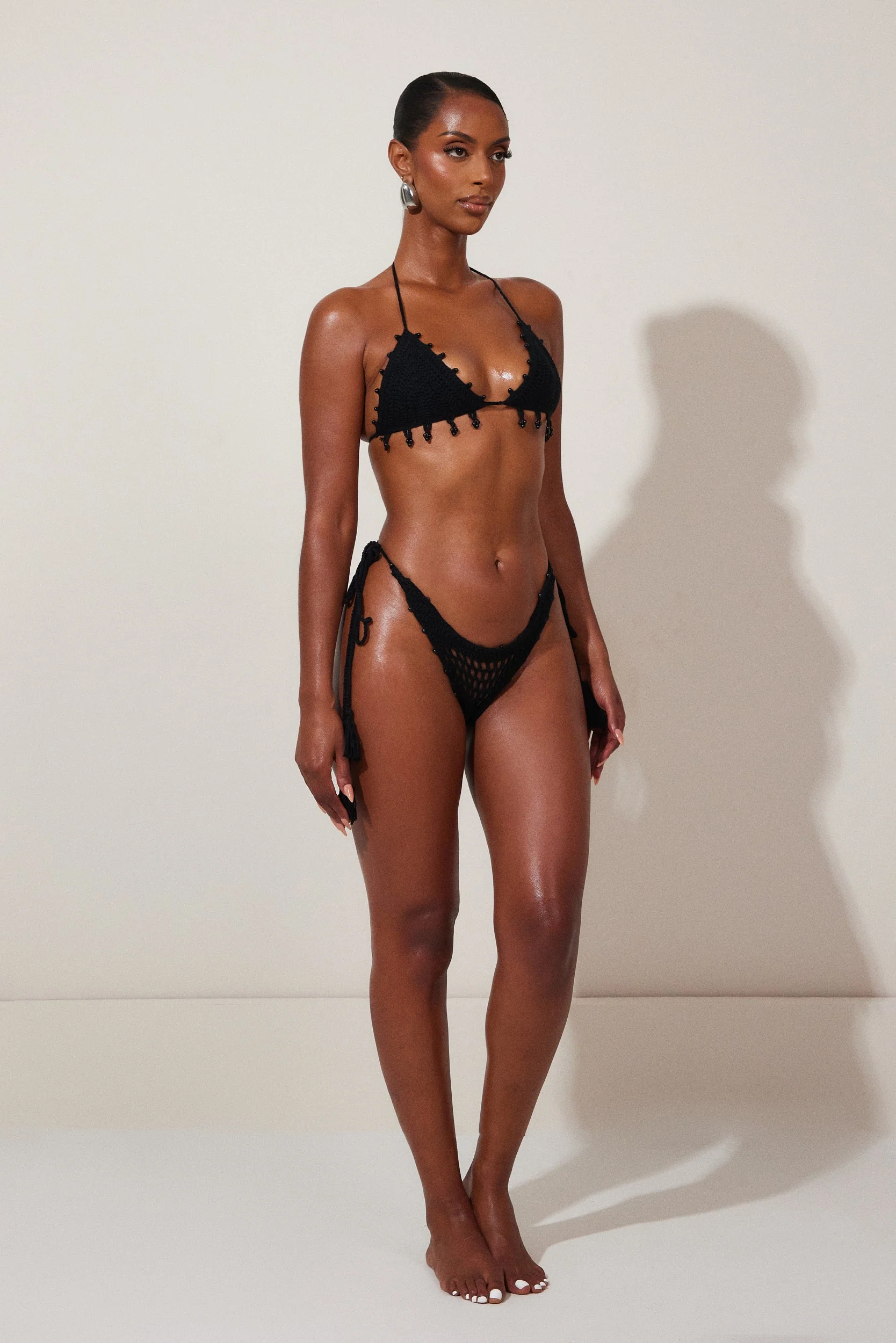 The Crochet Bikini in Black - Image 14