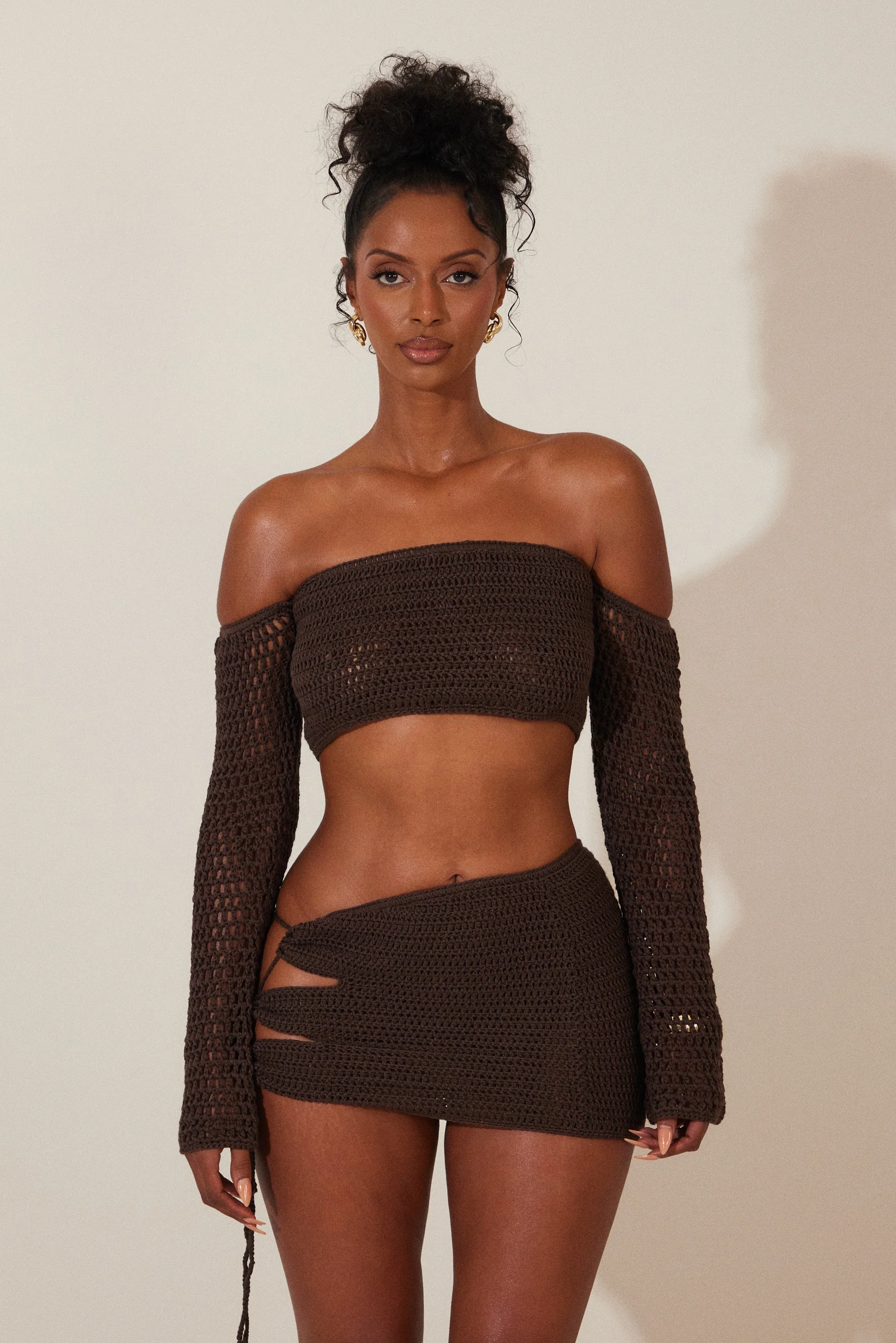 The Crochet Set in Brown_ - Image 3