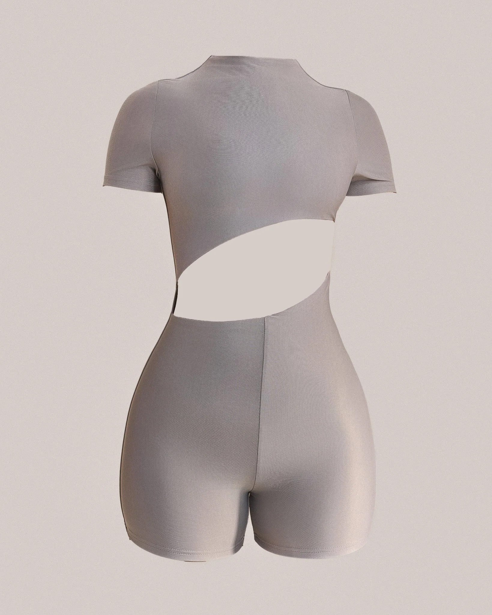 The Cut Out Playsuit in Grey - Image 6