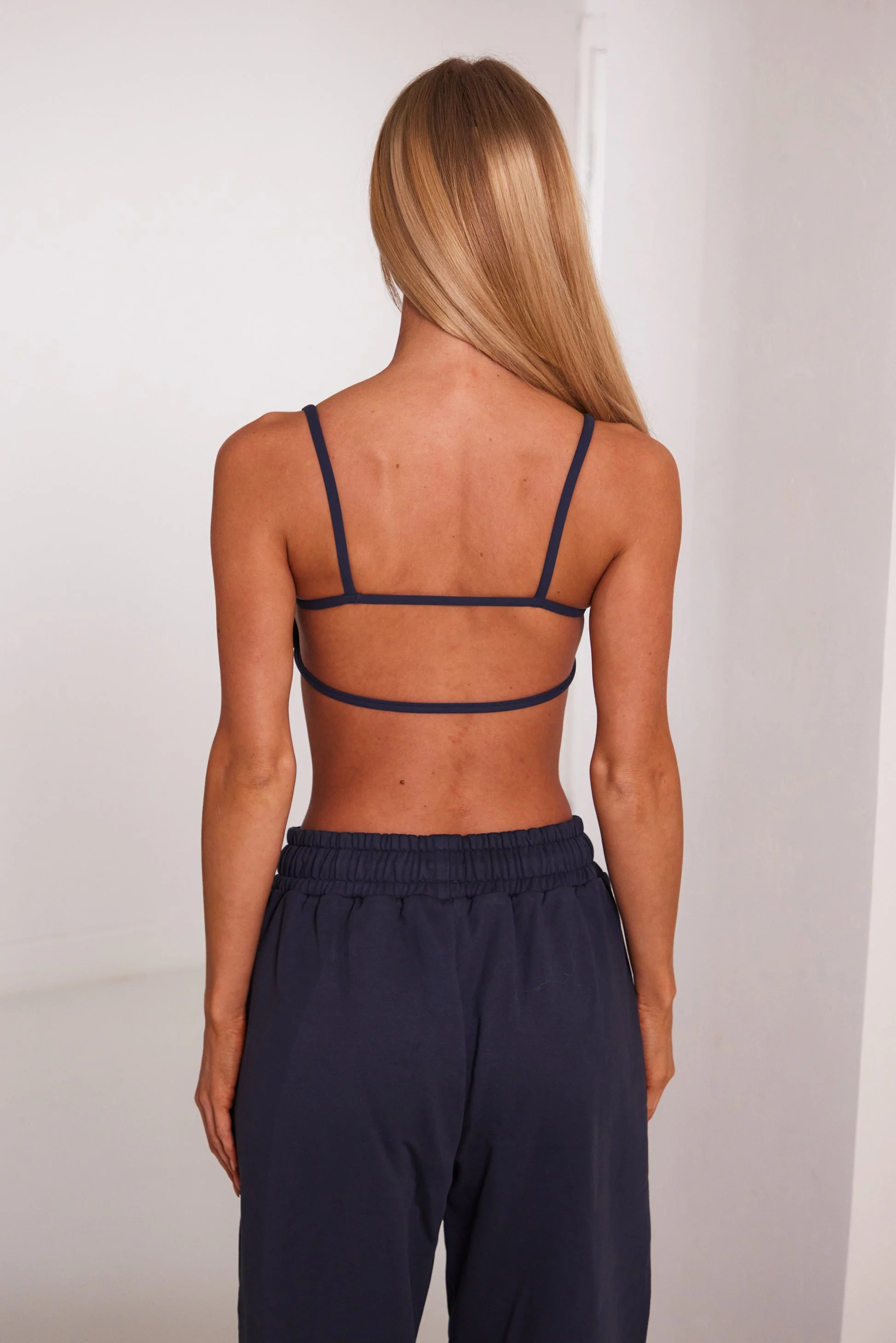 The Double Strap Sculpt Bralet in Navy - Image 6