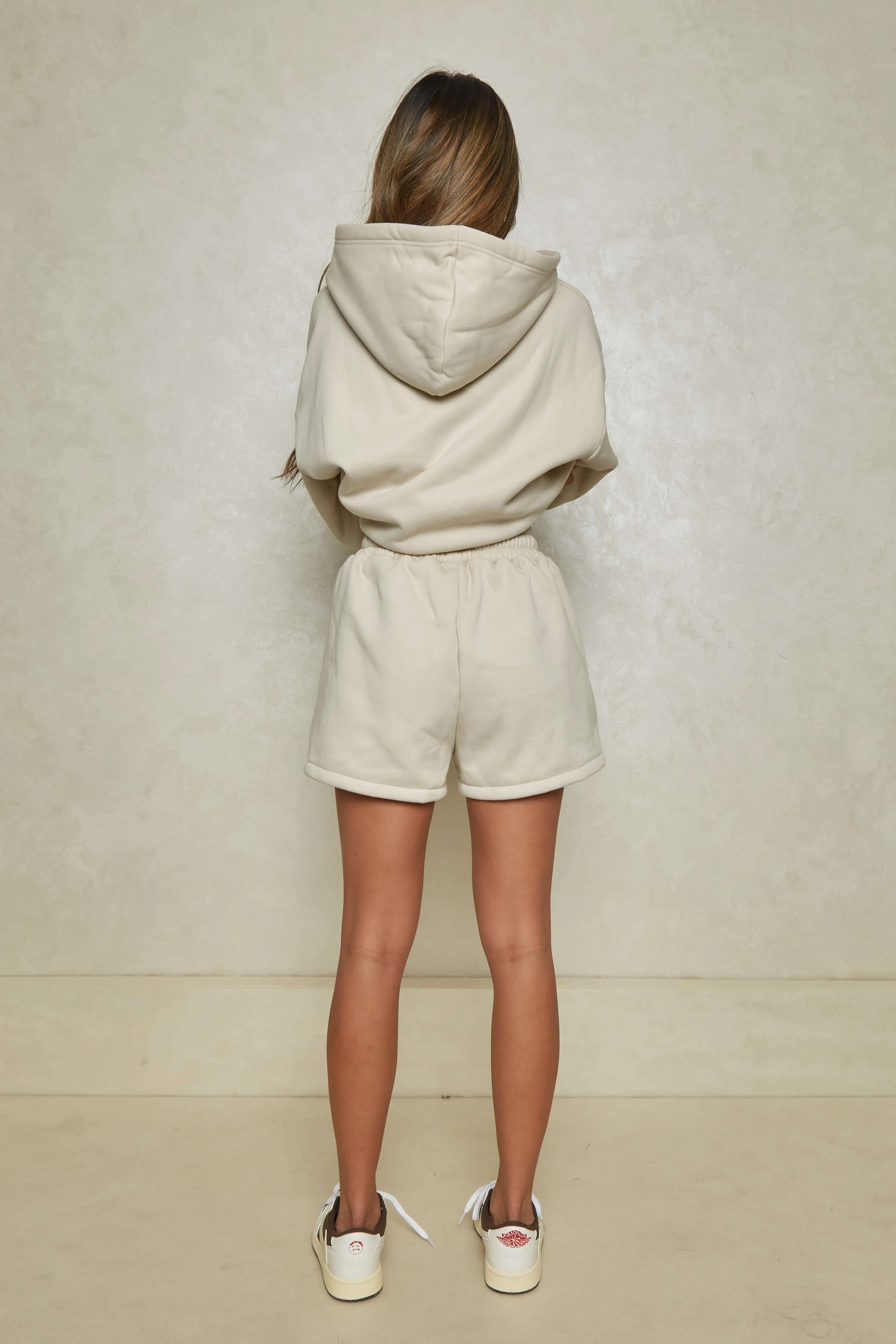 The Essentials Hoodie in Stone - Image 3