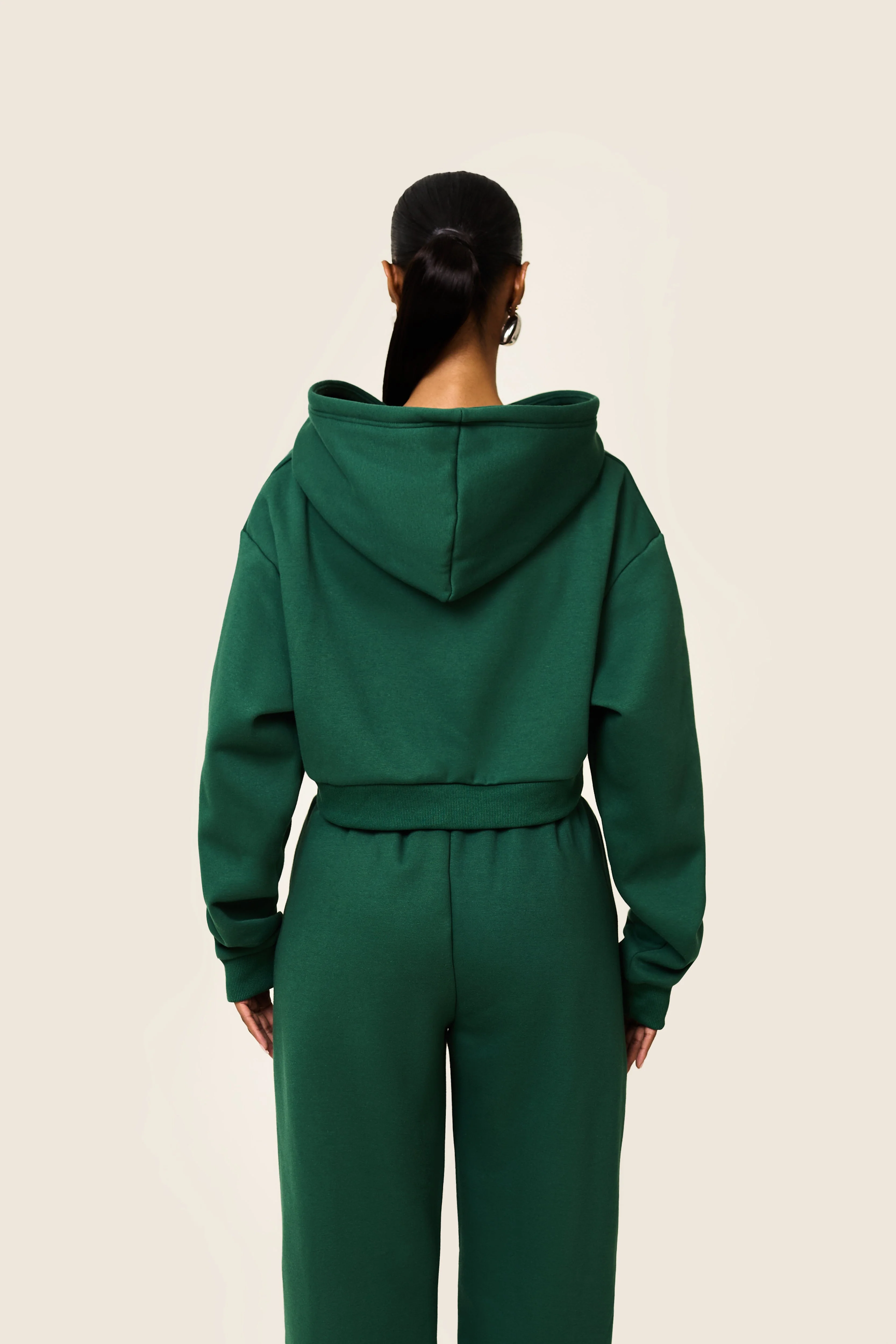 The Essentials Joggers in Forest Green - Image 4
