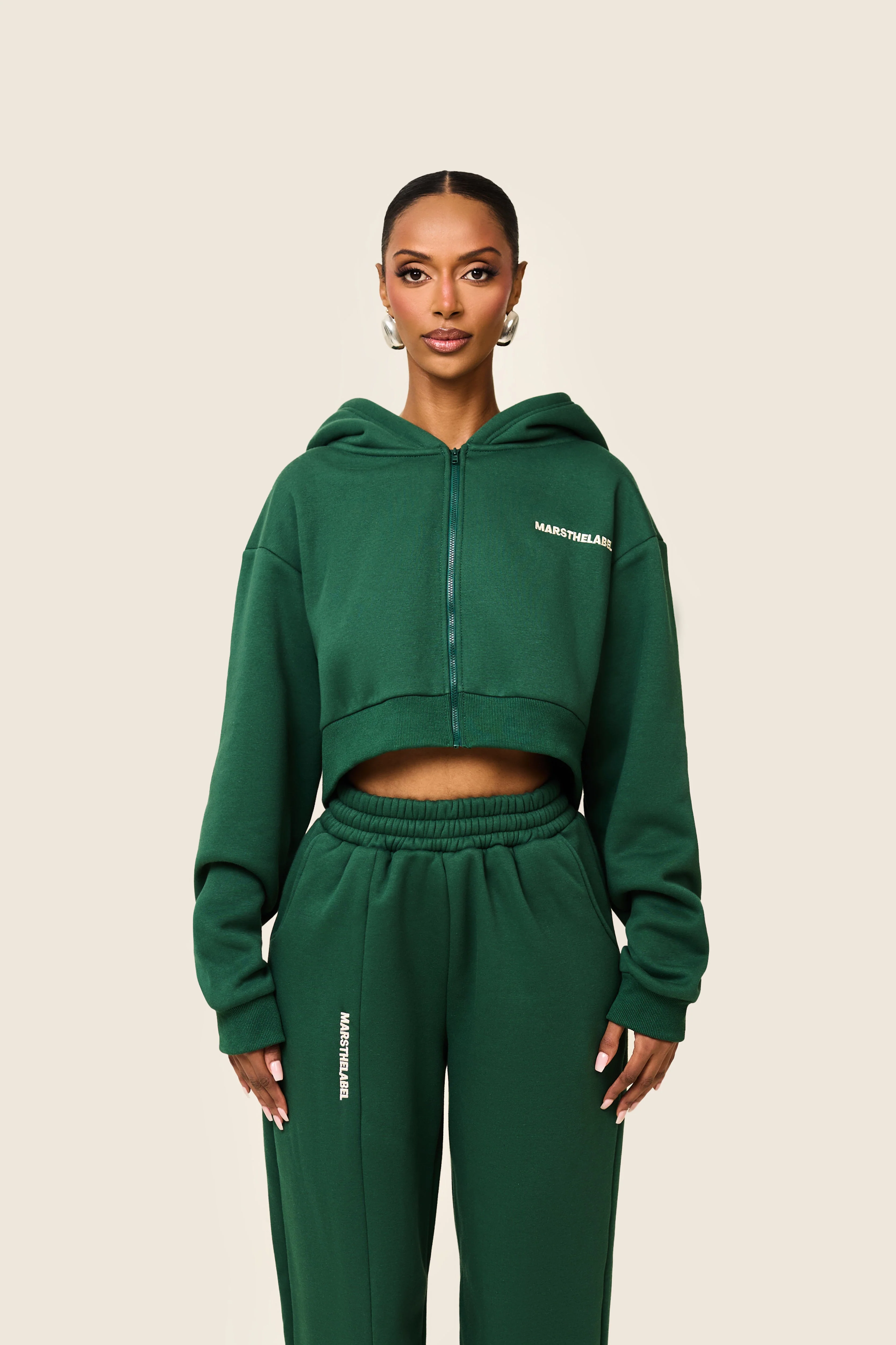 The Essentials Joggers in Forest Green - Image 7