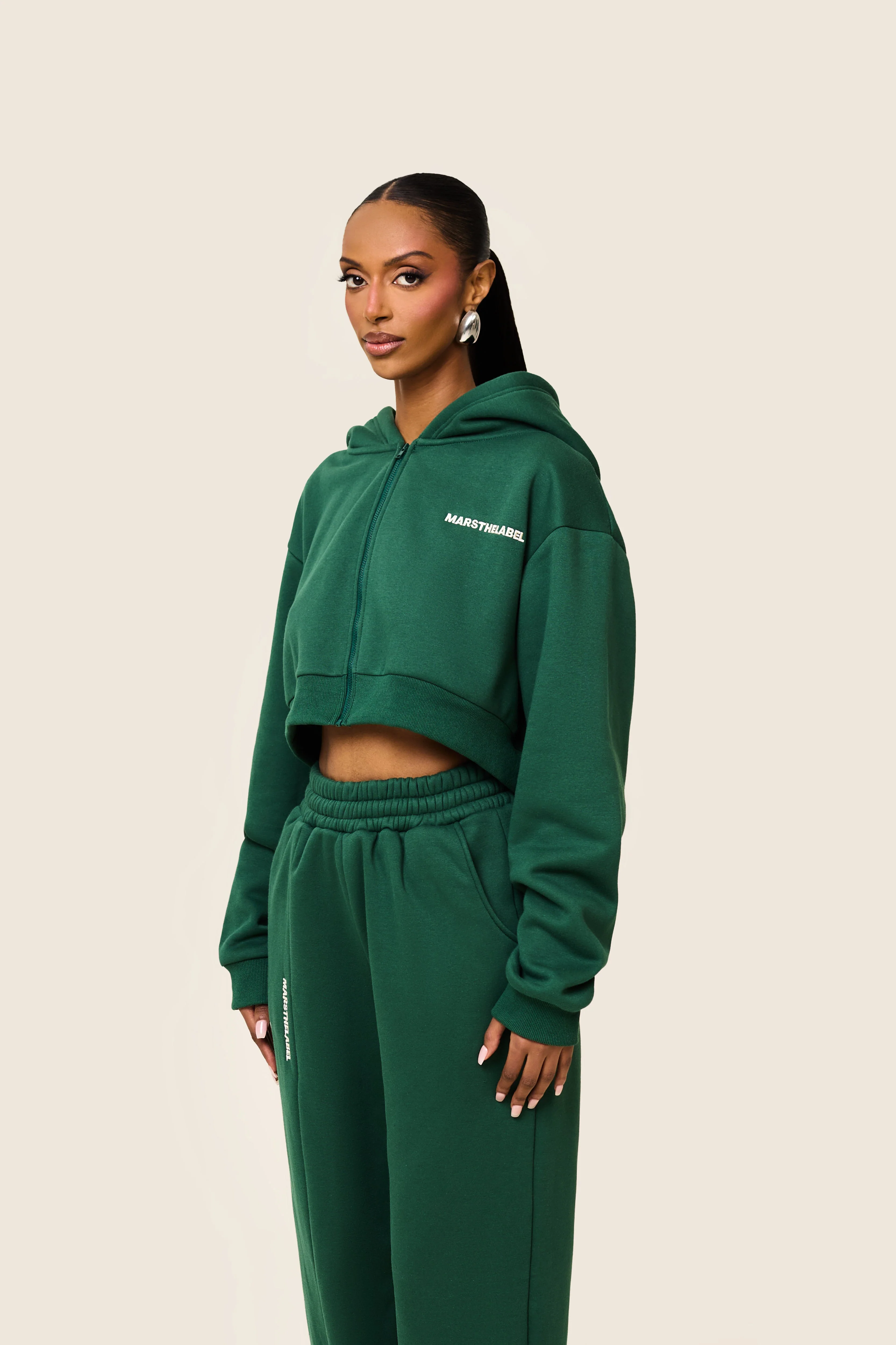 The Essentials Joggers in Forest Green - Image 9