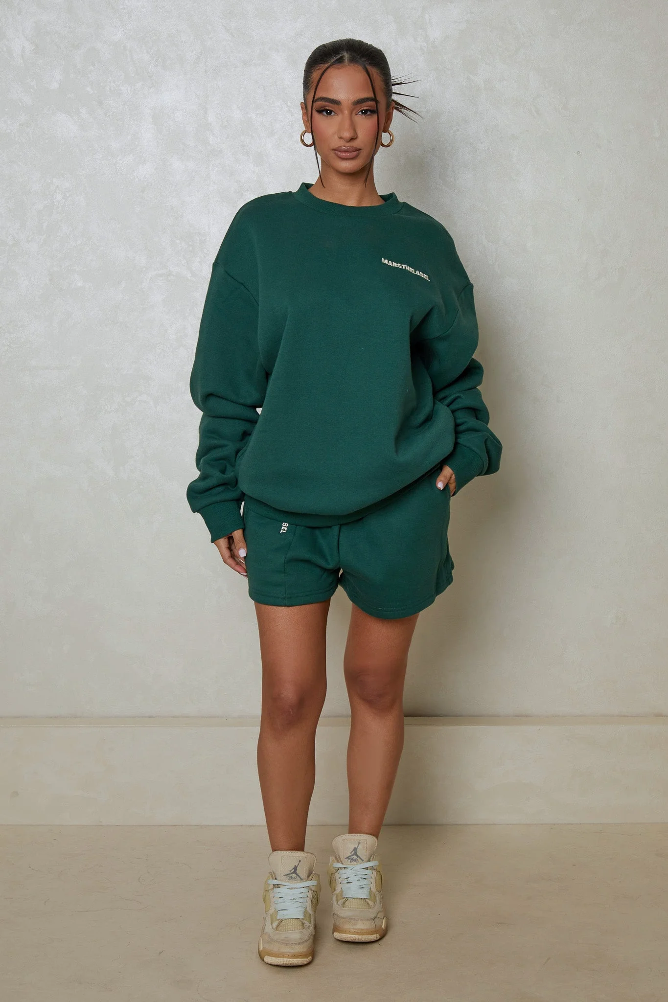 The Essentials Sweater in Forest Green