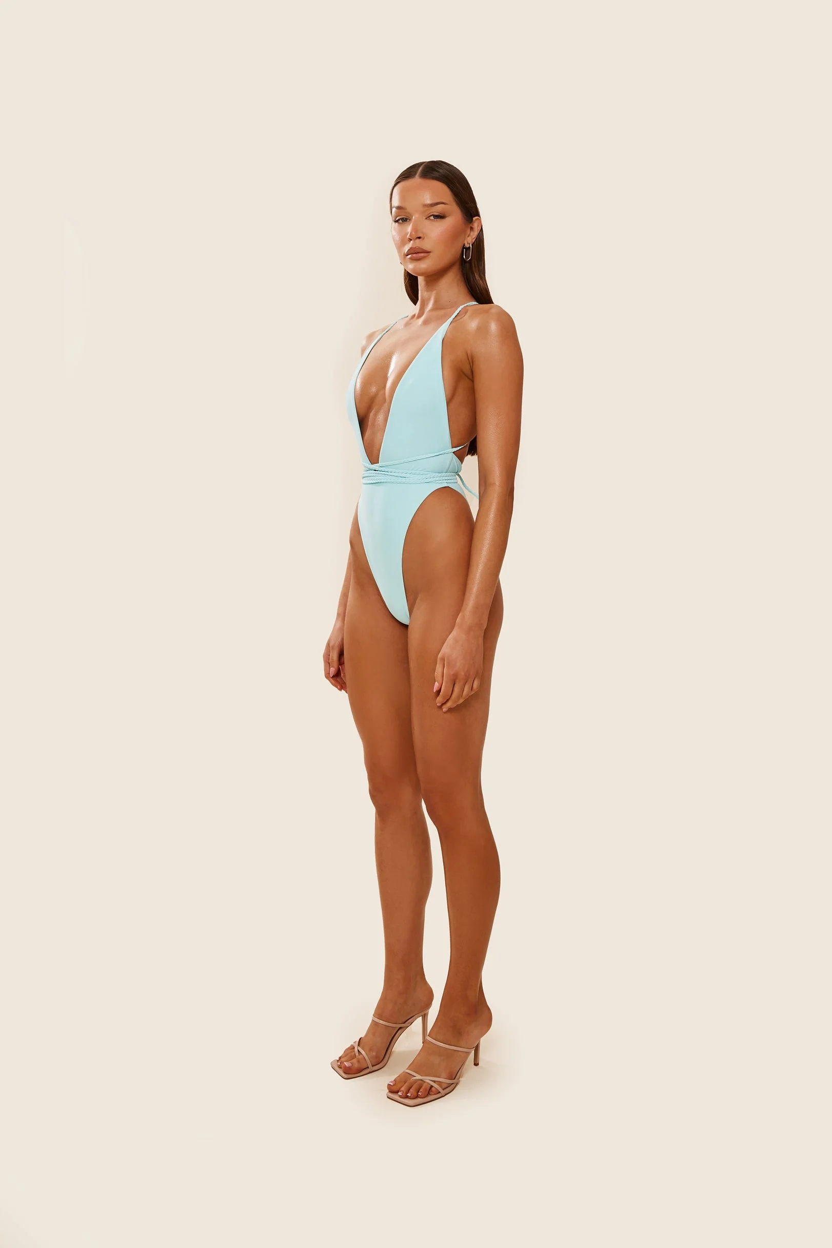 The Fishtail Swim in Powder Blue - Image 11