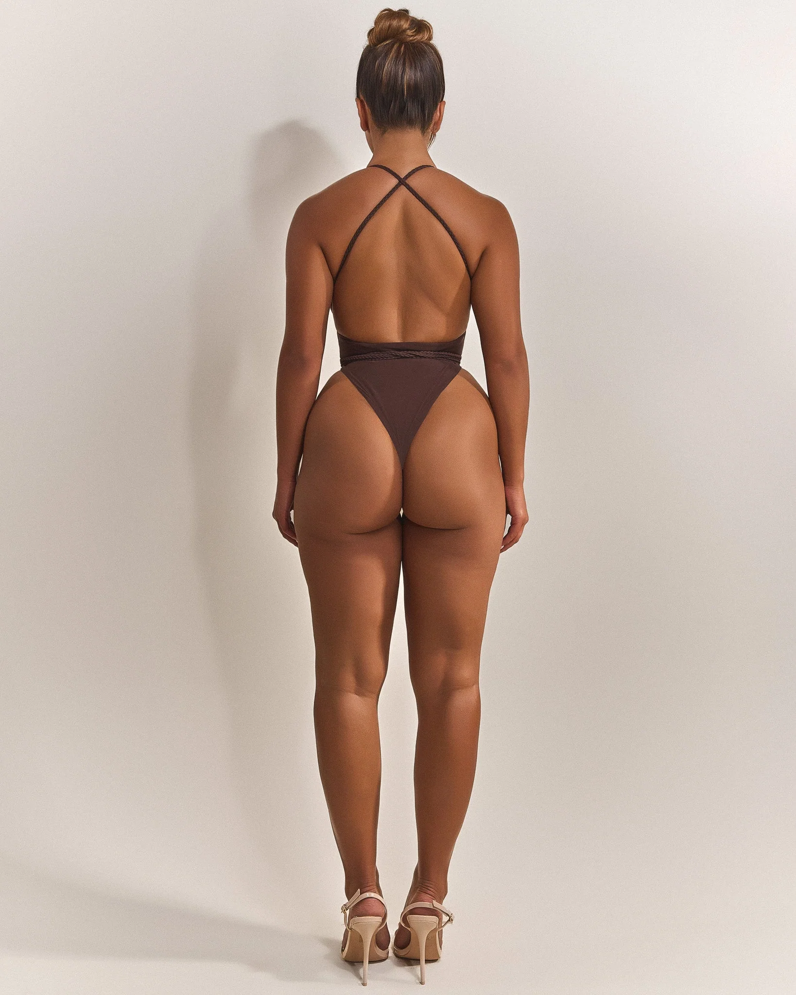 The Fishtail Swim in Brown - Image 3