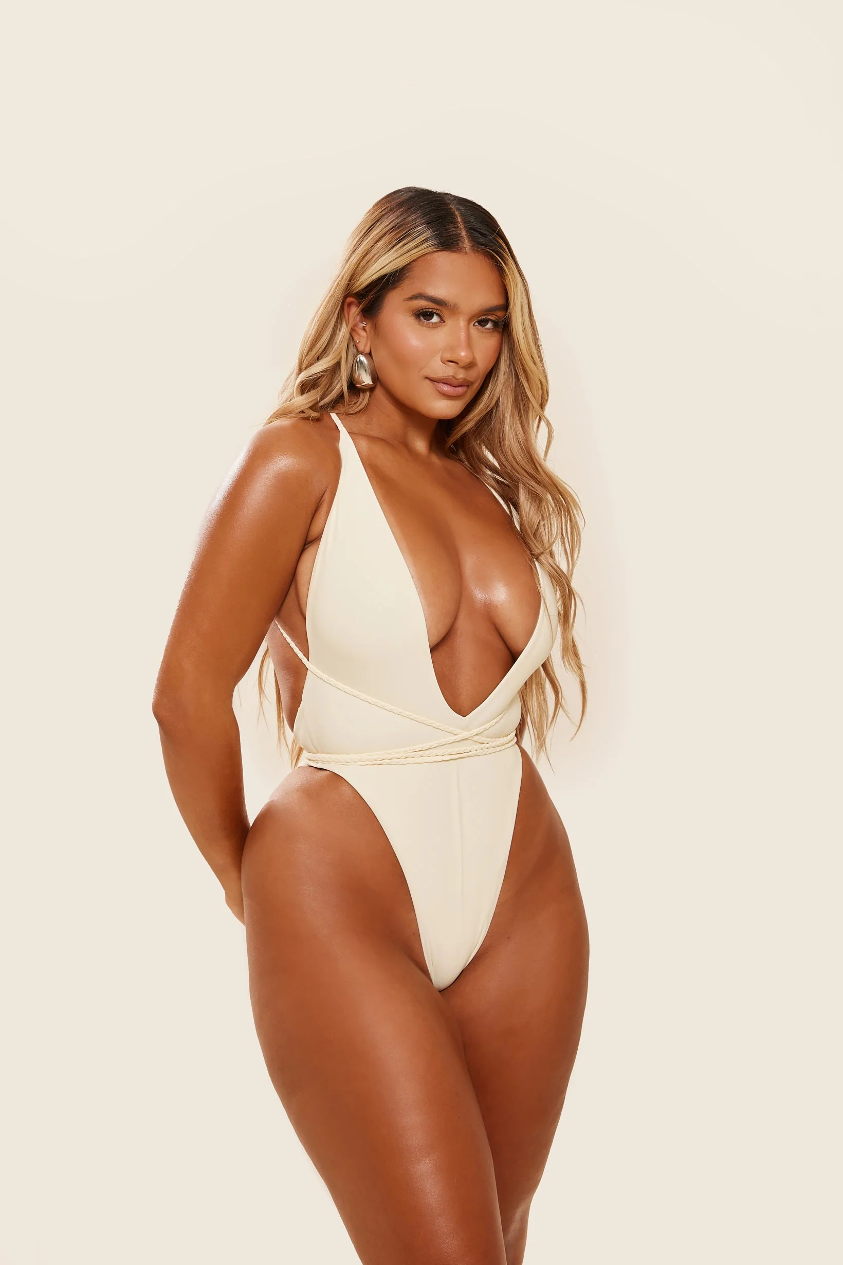 The Fishtail Swim in Cream - Image 7