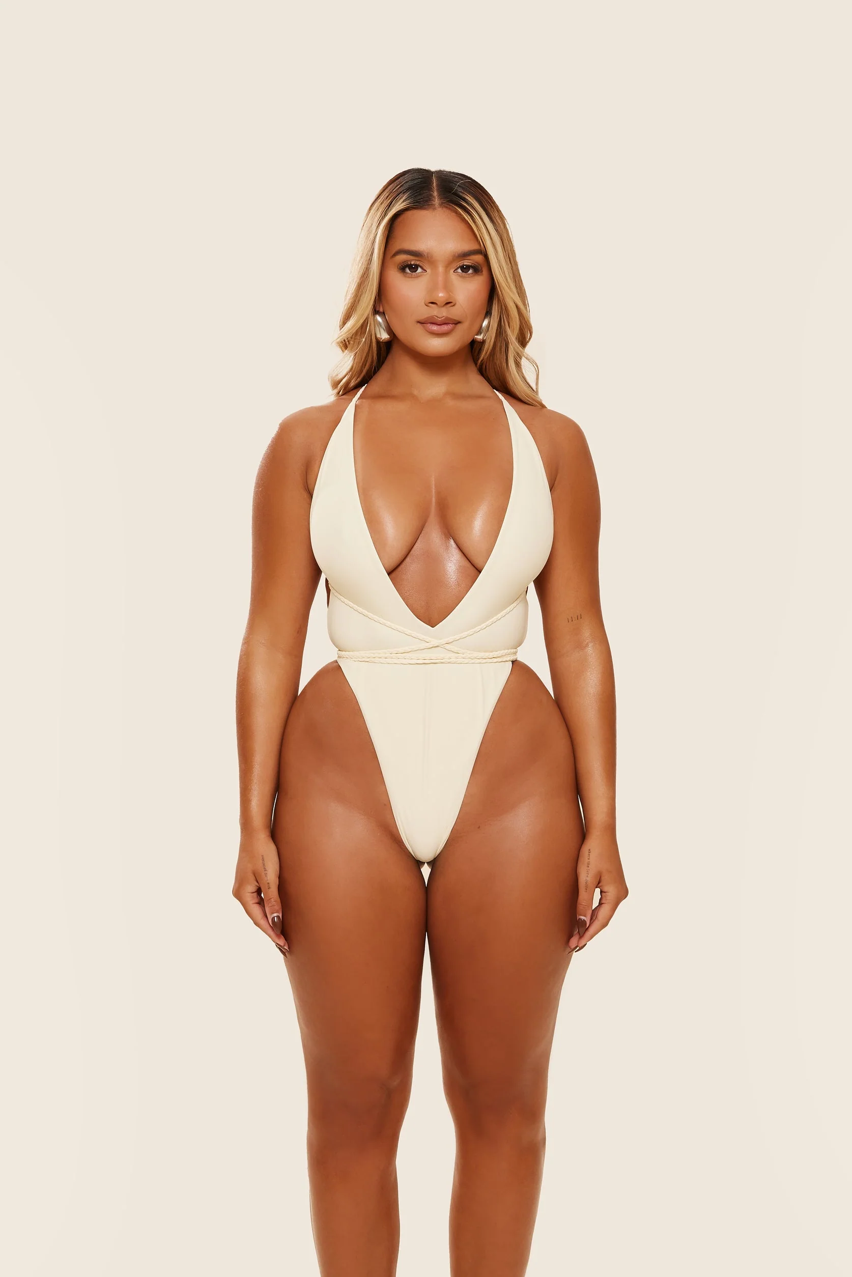The Fishtail Swim in Cream - Image 9