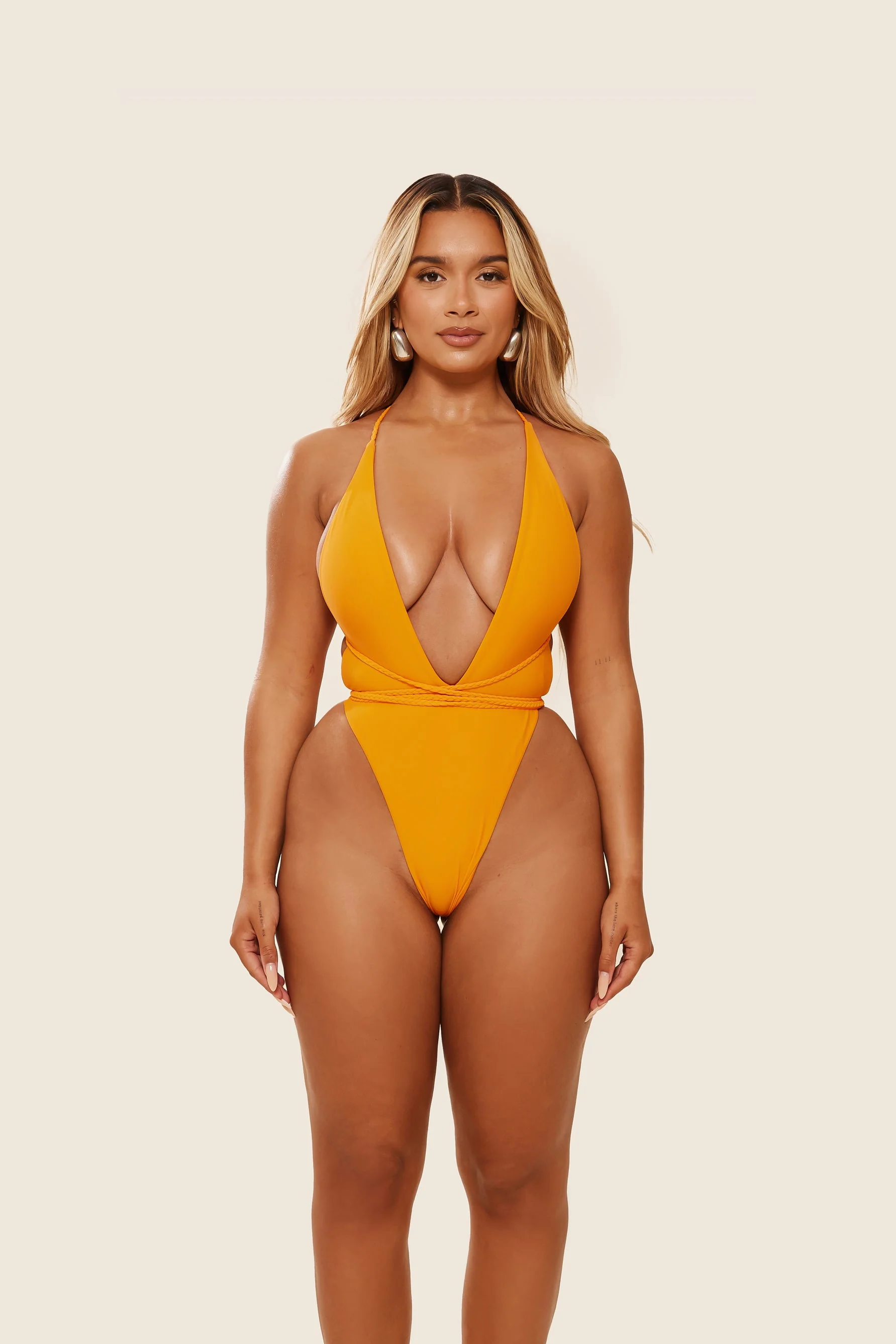 The Fishtail Swim in Orange - Image 7