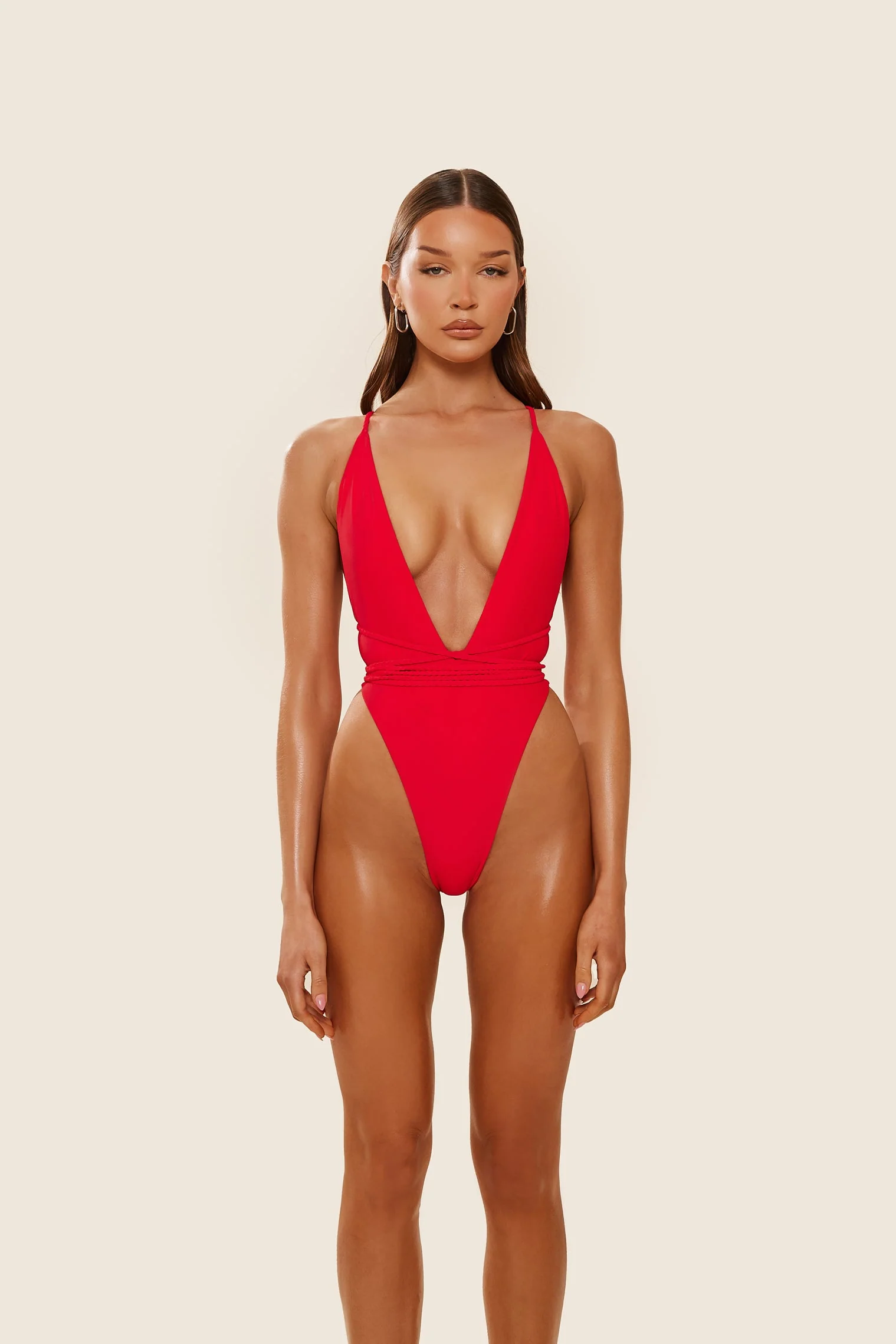 The Fishtail Swim in Red - Image 16