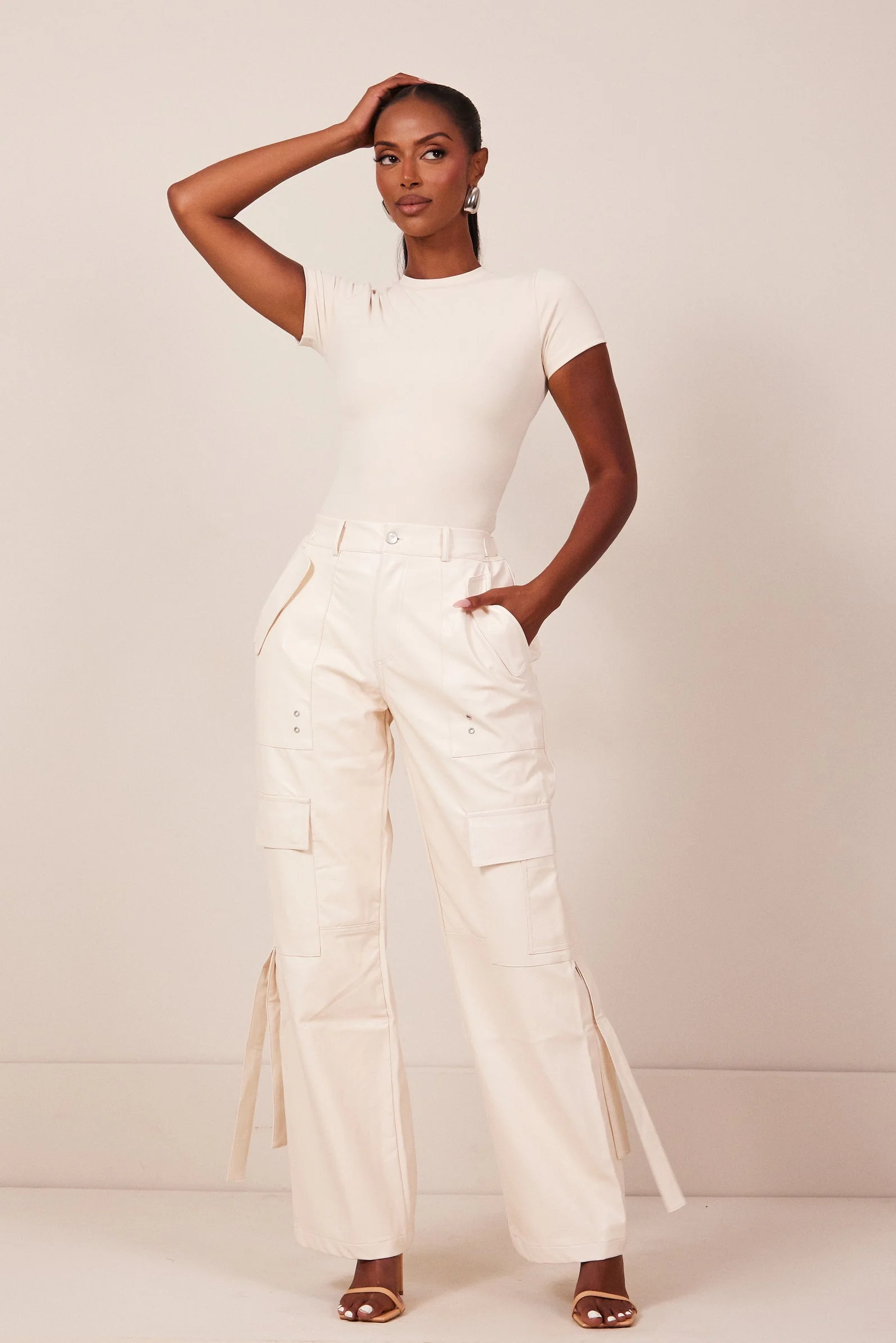 Frankie Cargos in Cream - Image 5