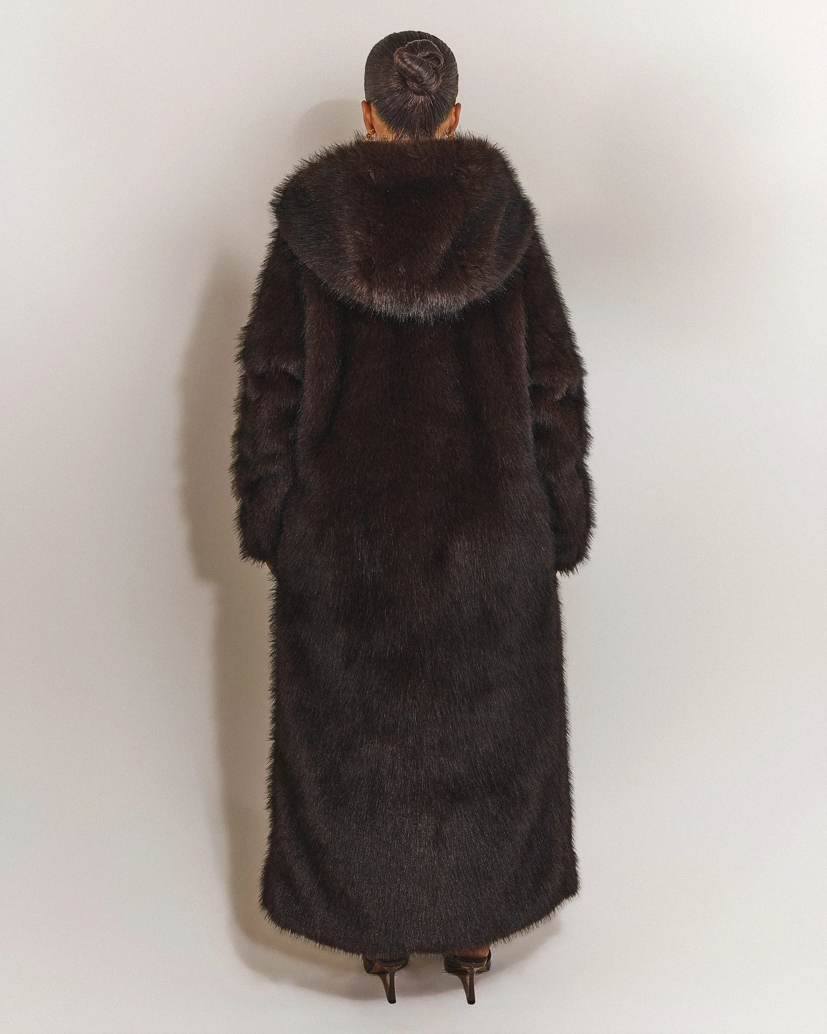 The Maple Maxi Coat in Brown - Image 7