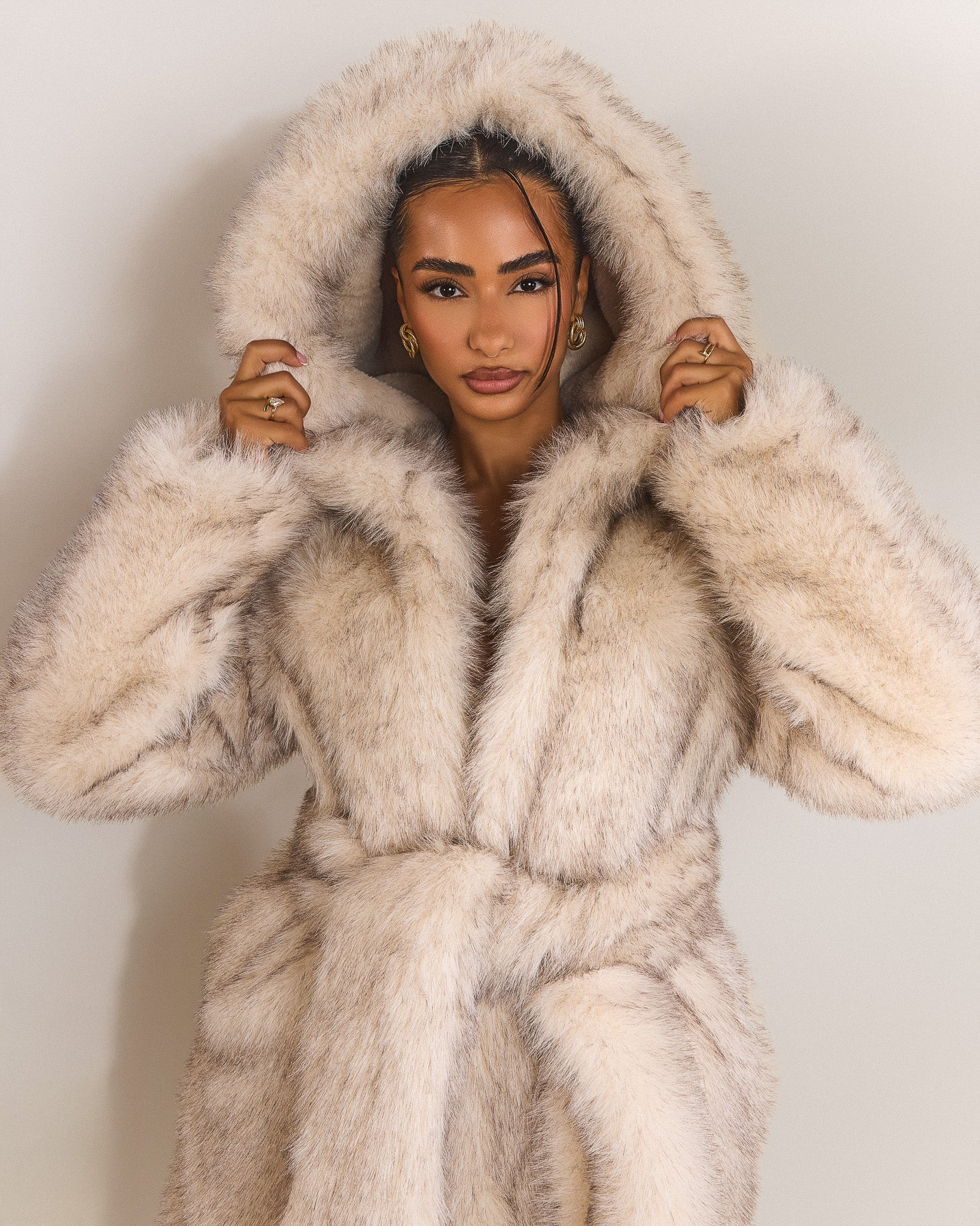 The Maple Maxi Coat in Cream - Image 6
