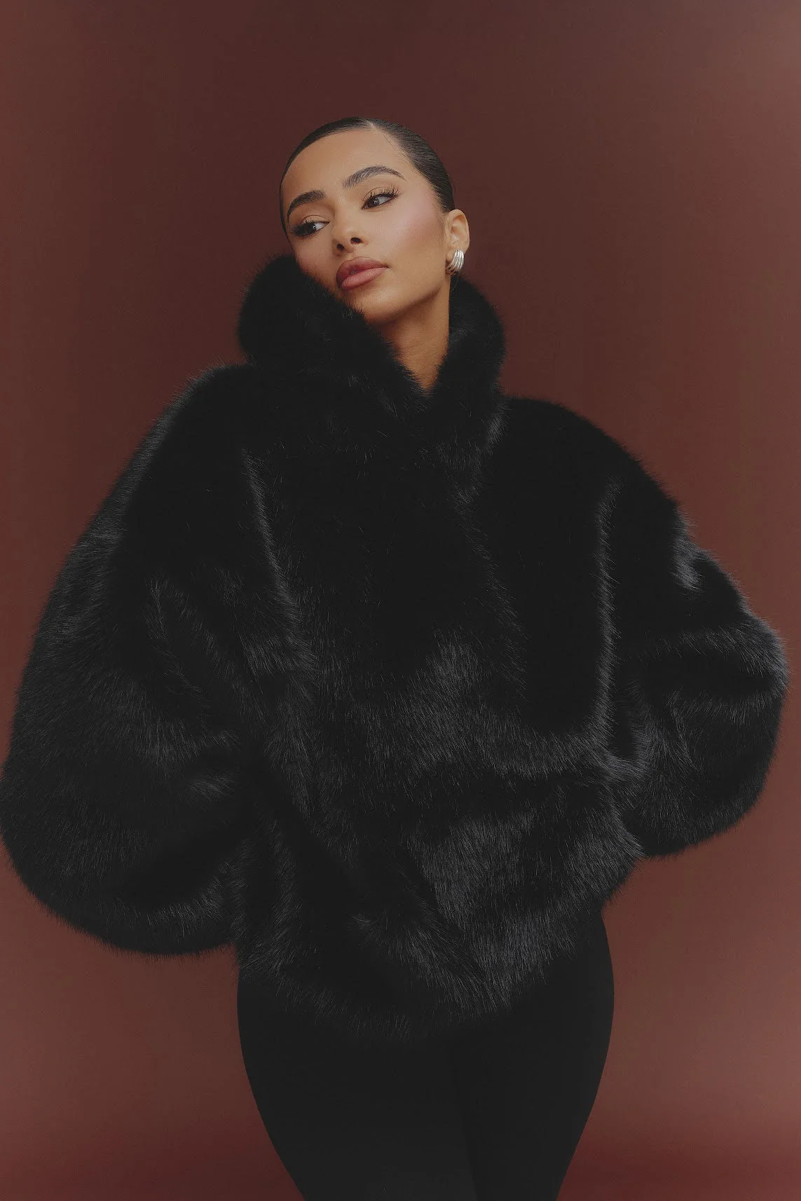 The Blair Hoodie in Black - Image 3