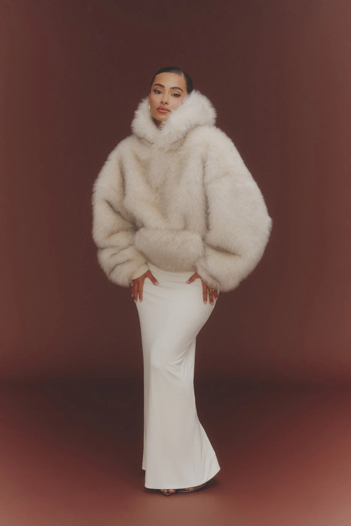 The Blair Hoodie in Cream - Image 3