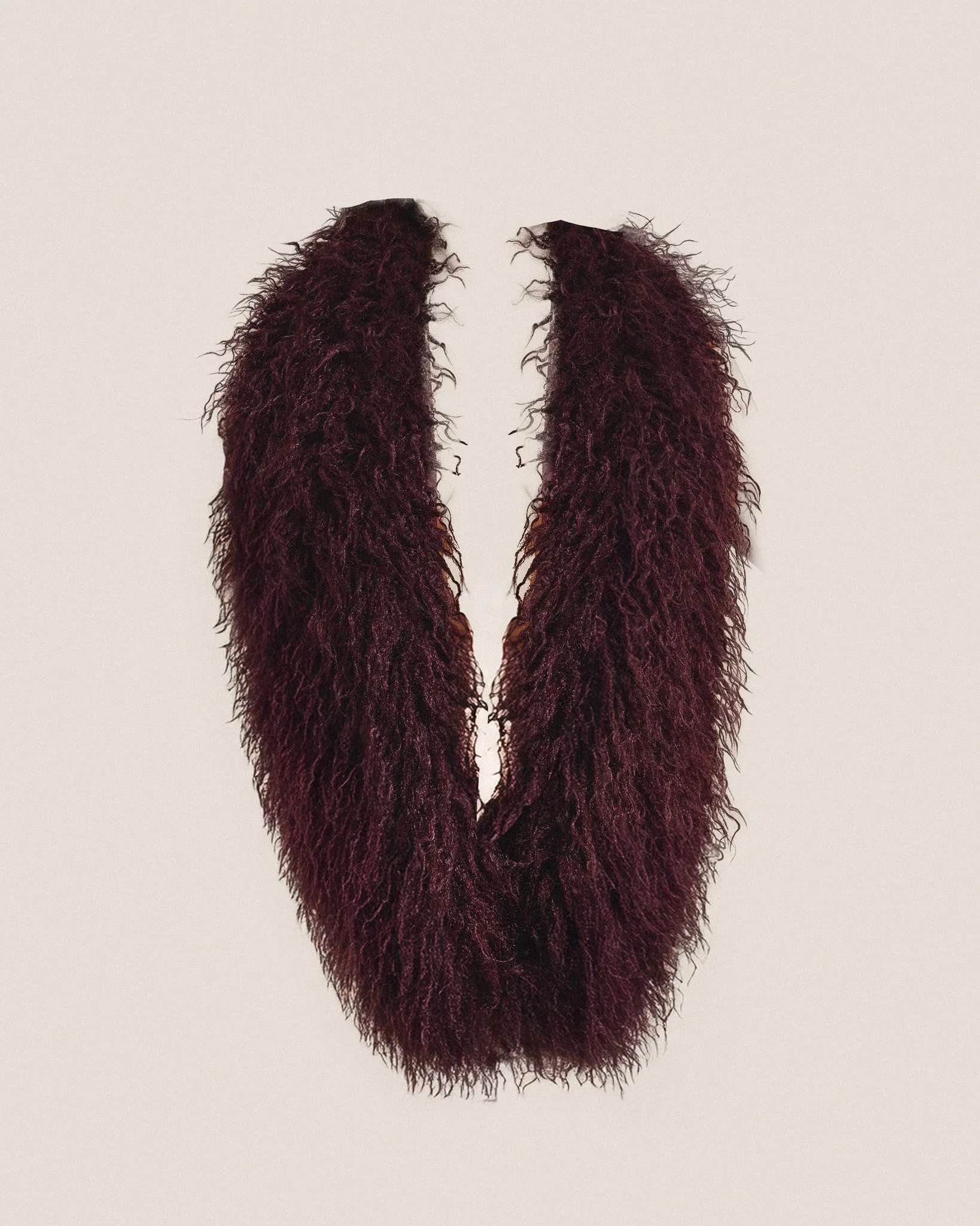 The Fur Leia Top in Wine - Image 6