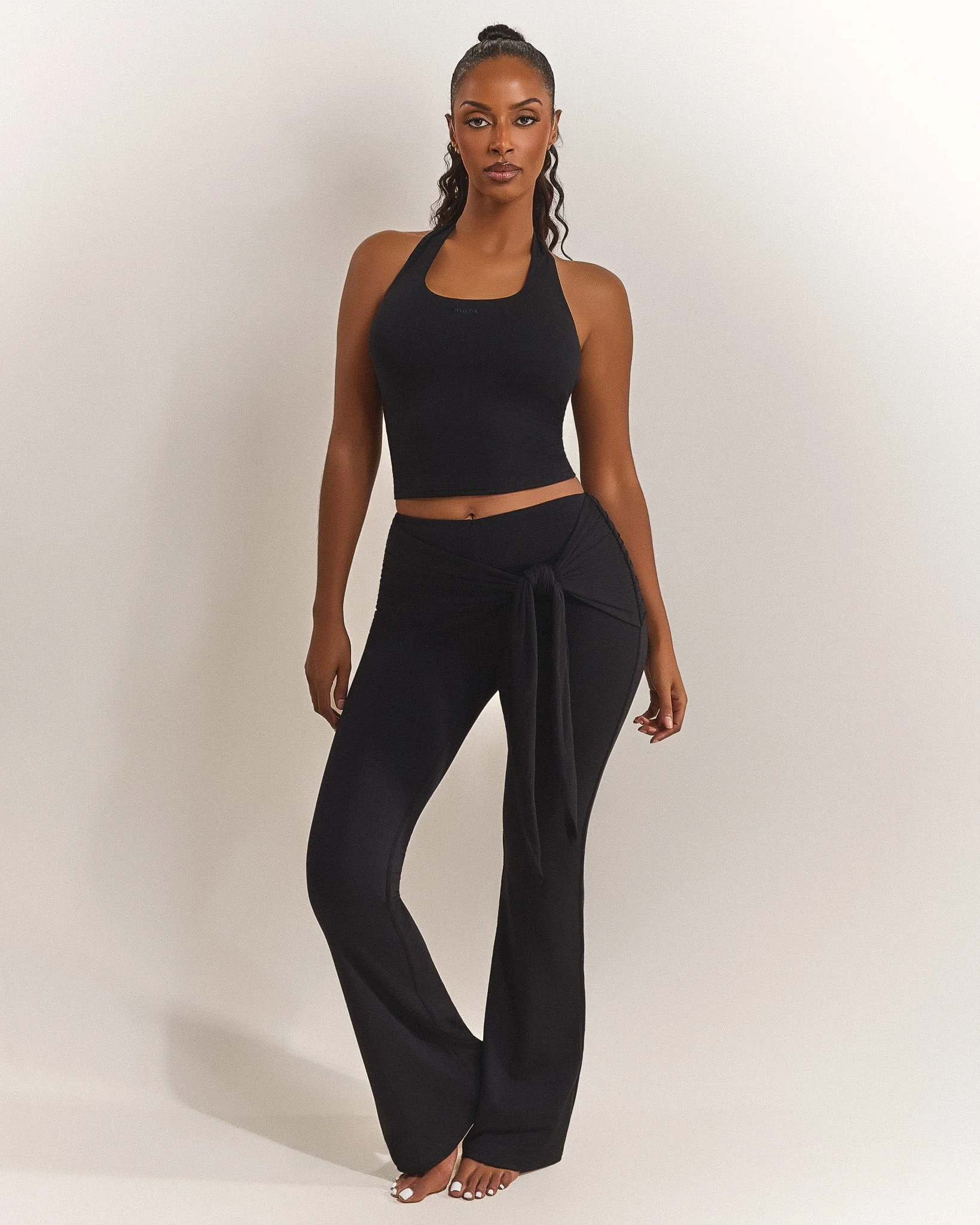 The Halter Vest in Black - Image 2