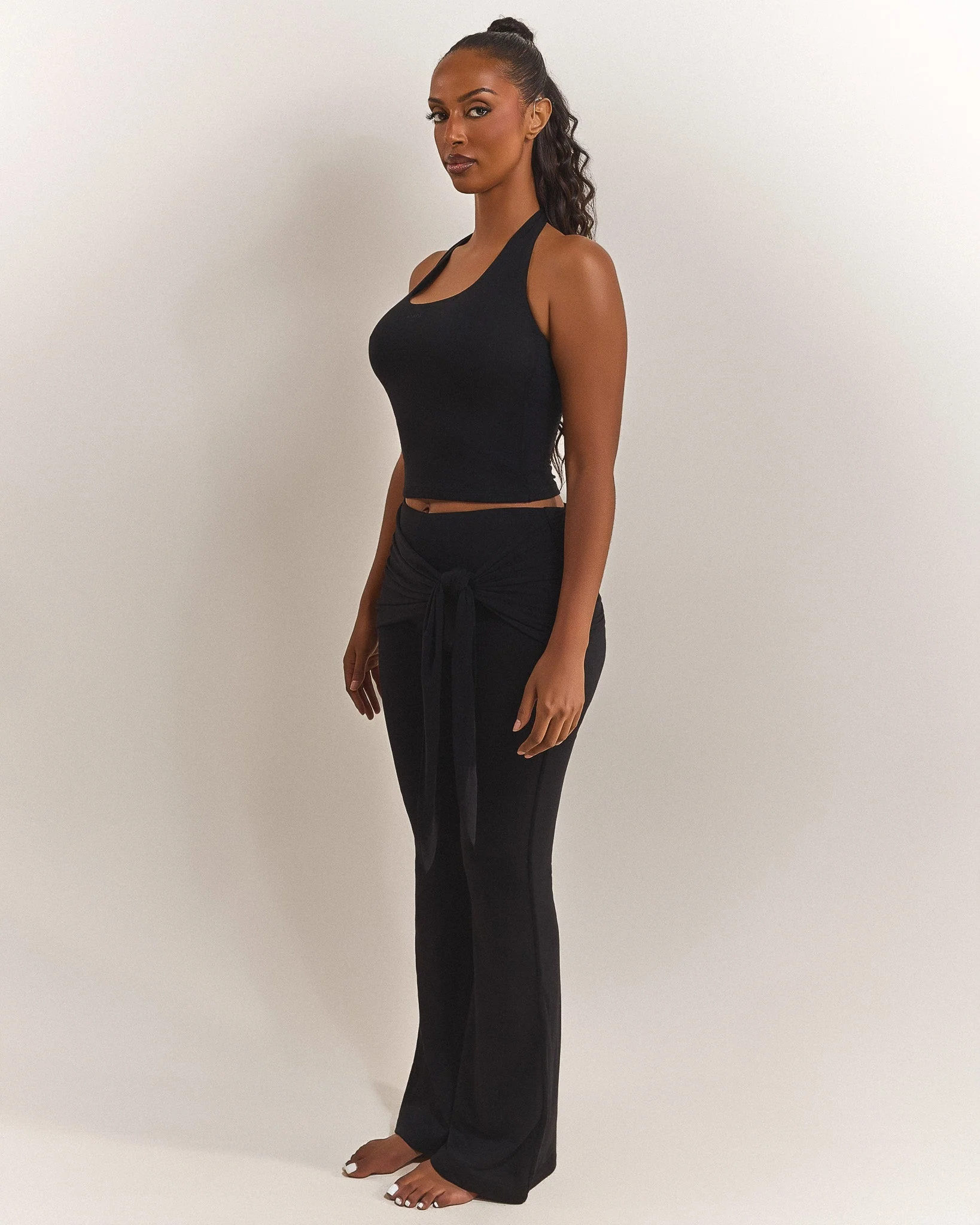 The Halter Vest in Black - Image 5