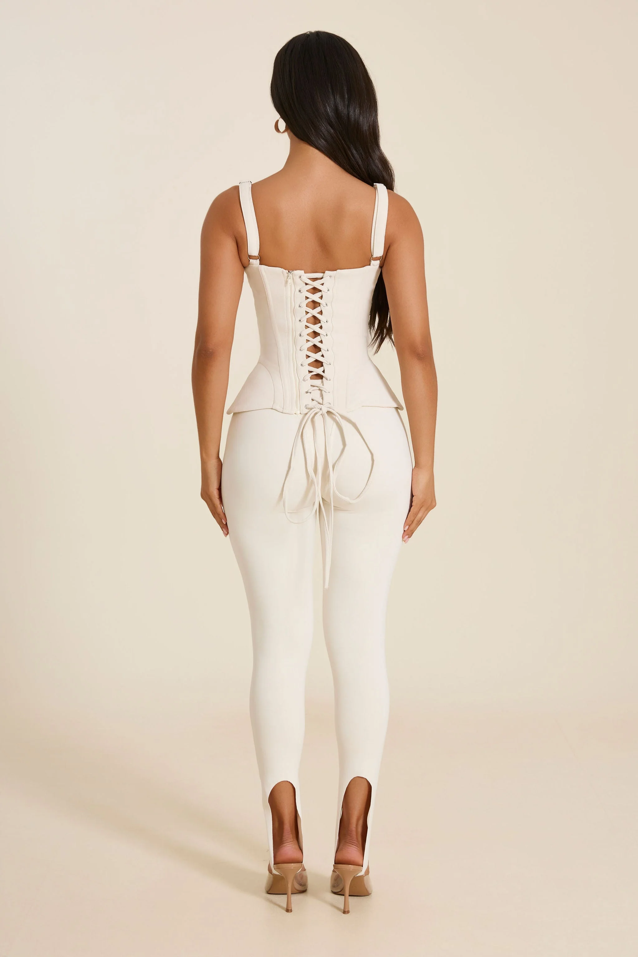 The Hourglass Corset Top in Stone - Image 7